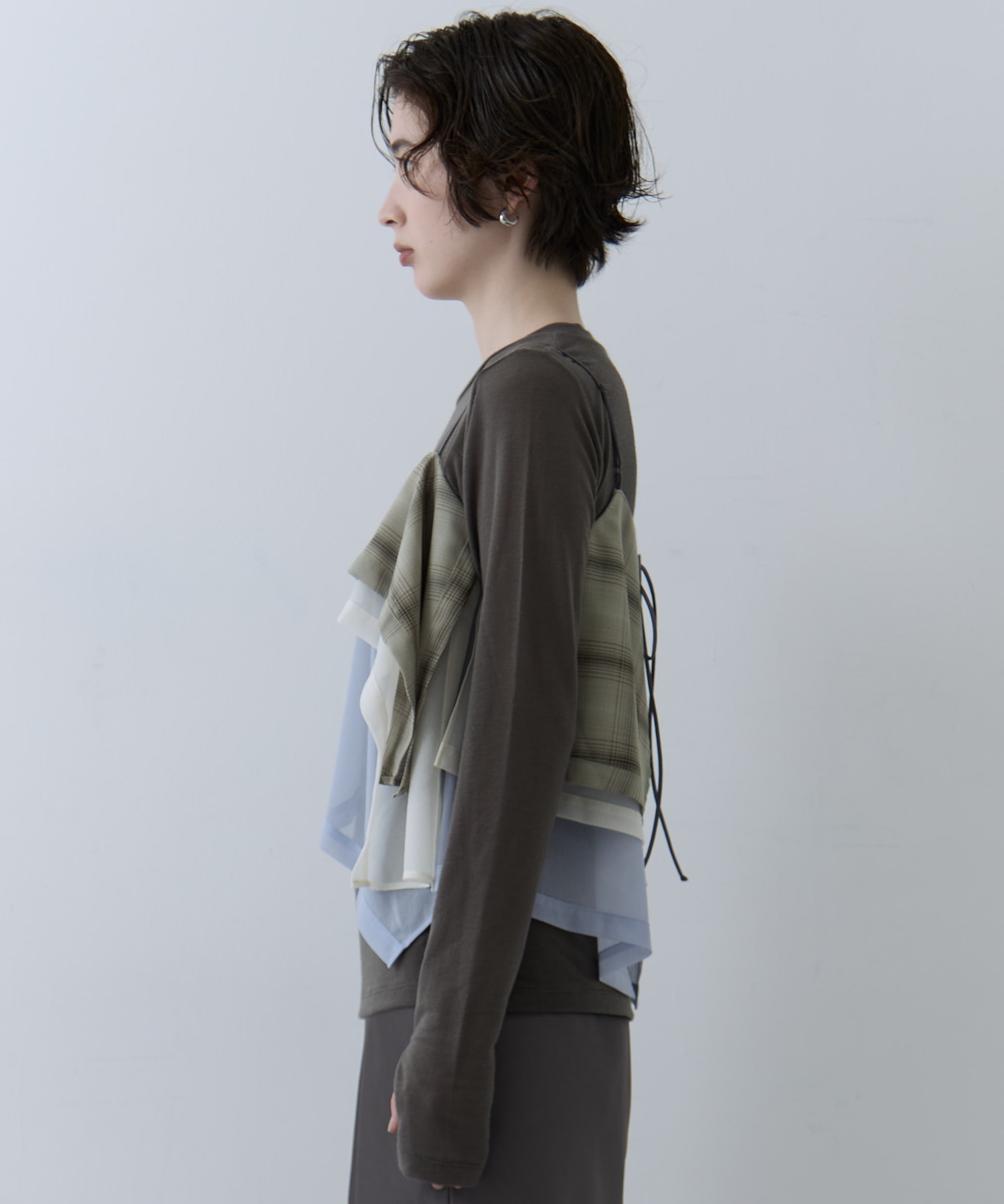 3way Camisole & Cashmere Long T STUDIOUS