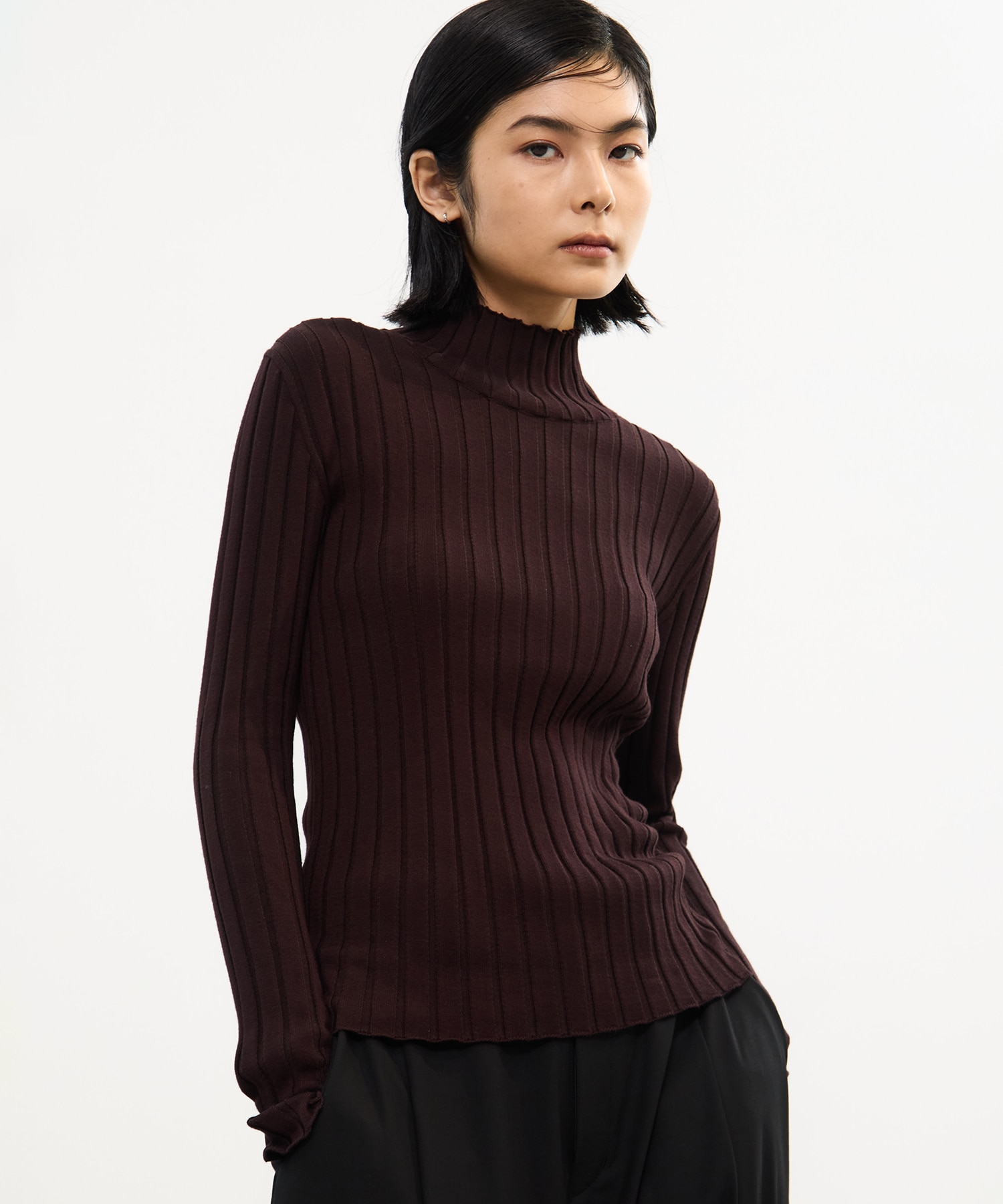 Silk Viscorse Wide Rib KT STUDIOUS