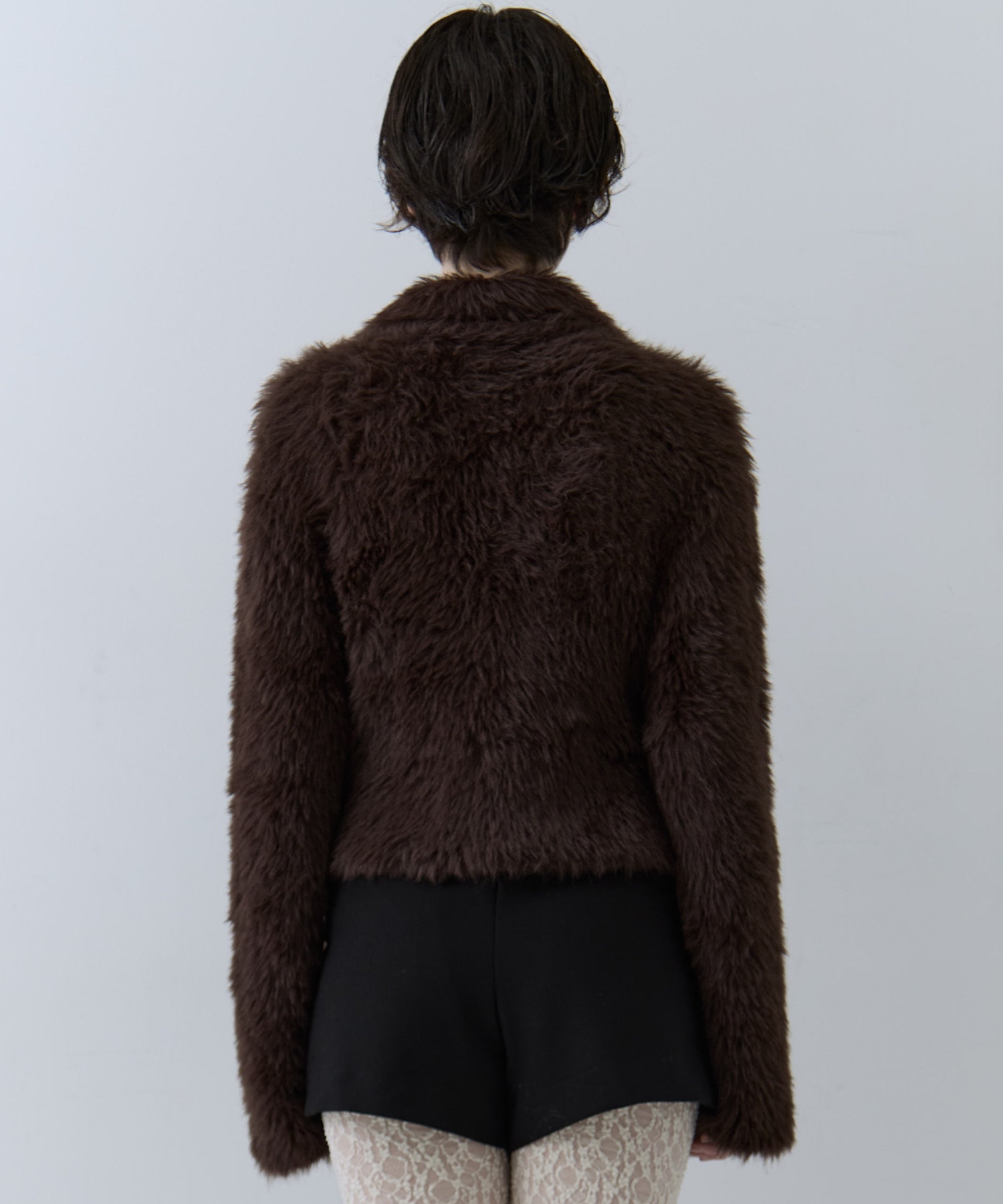 別注 シャギービジューカーディガン FETICO