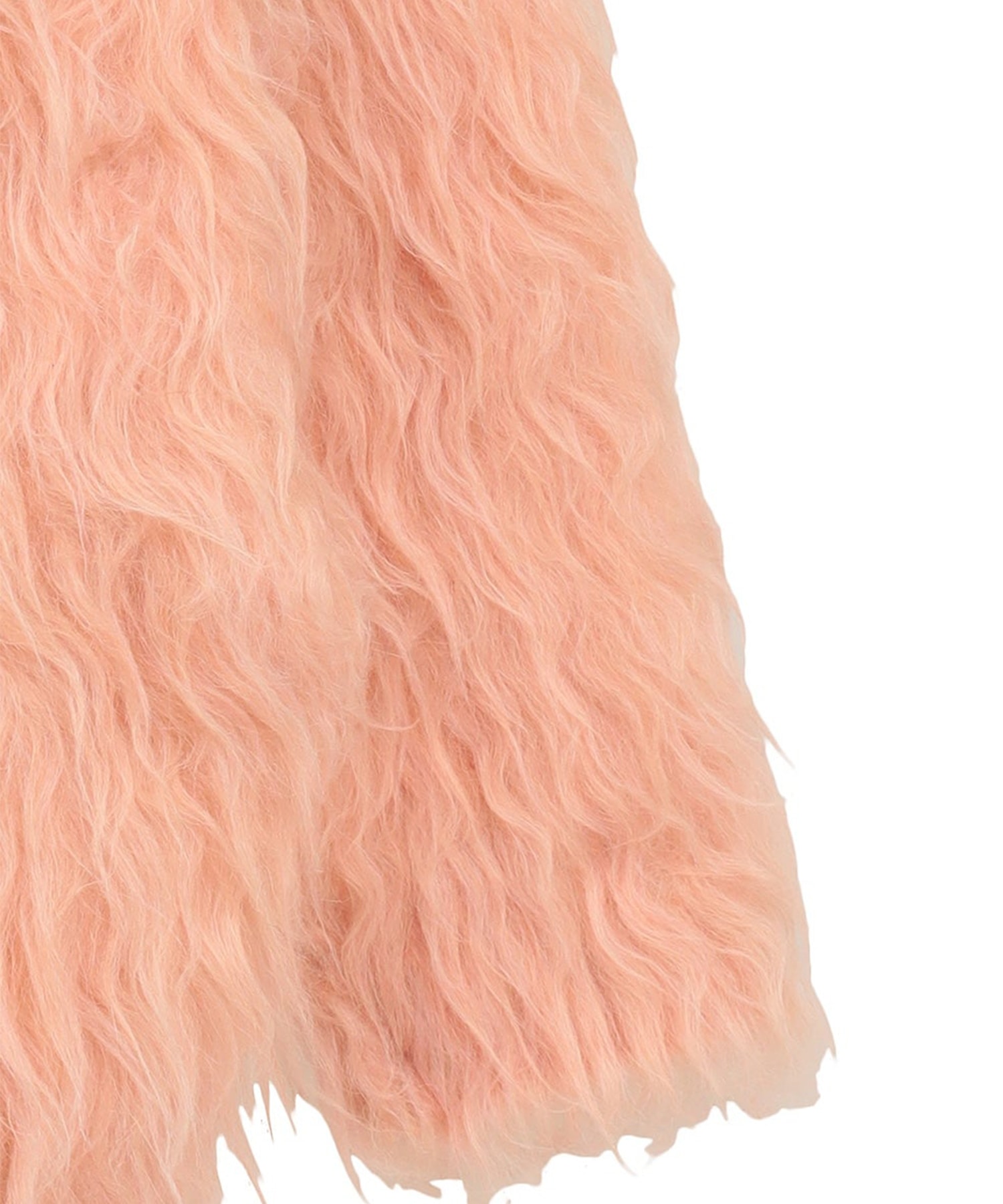 BI COLOR SHAGGY KNIT CARDIGAN CLANE