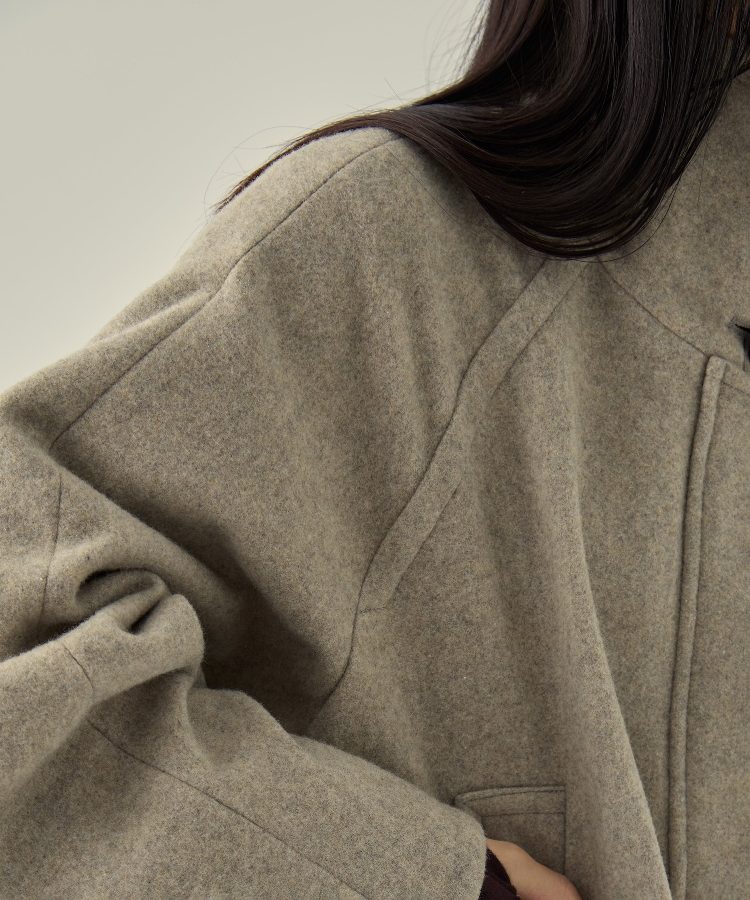 Stand Collar Wool Blouson STUDIOUS