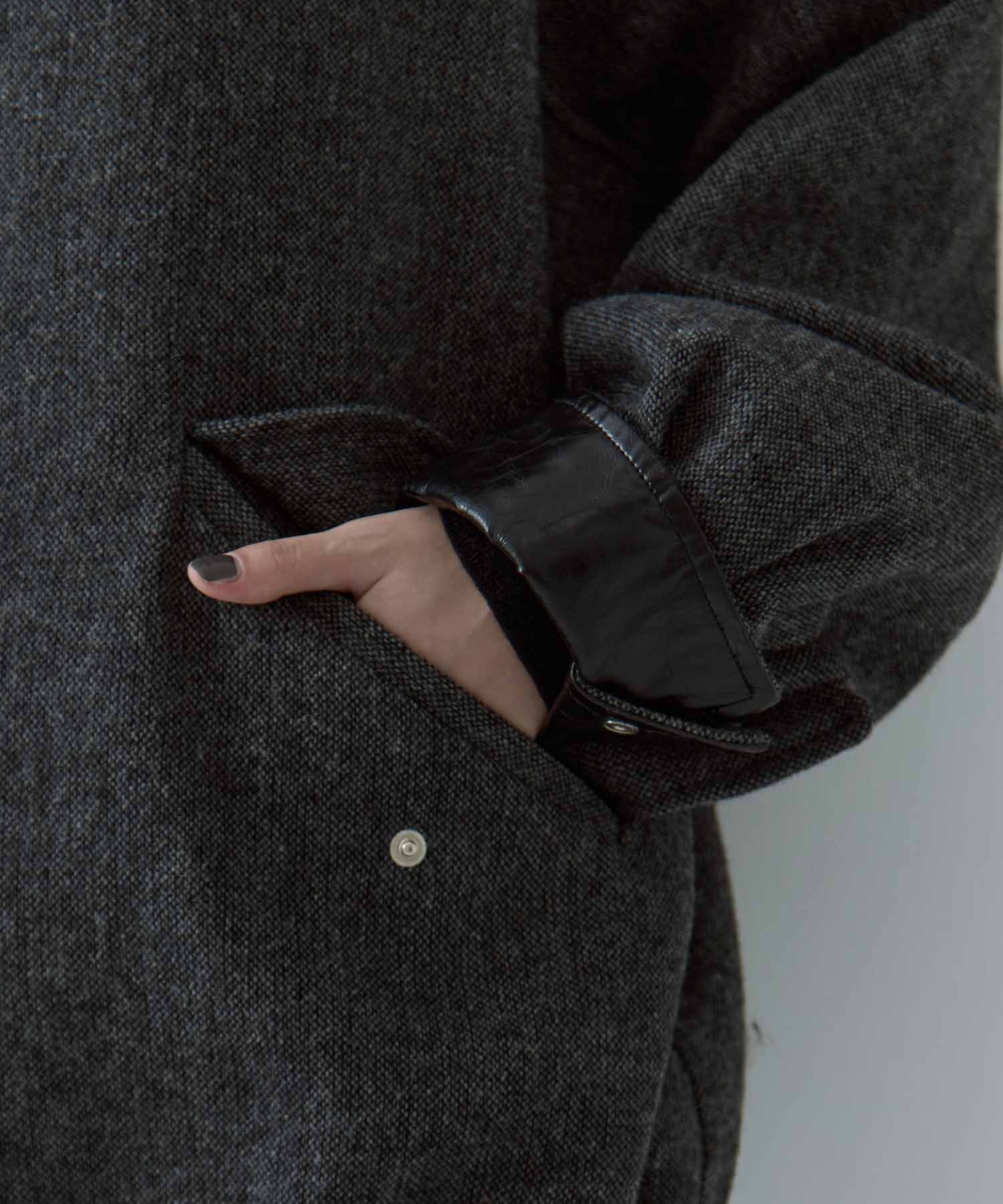 UND TWEED WORK DETAIL BLOUSON AMERI