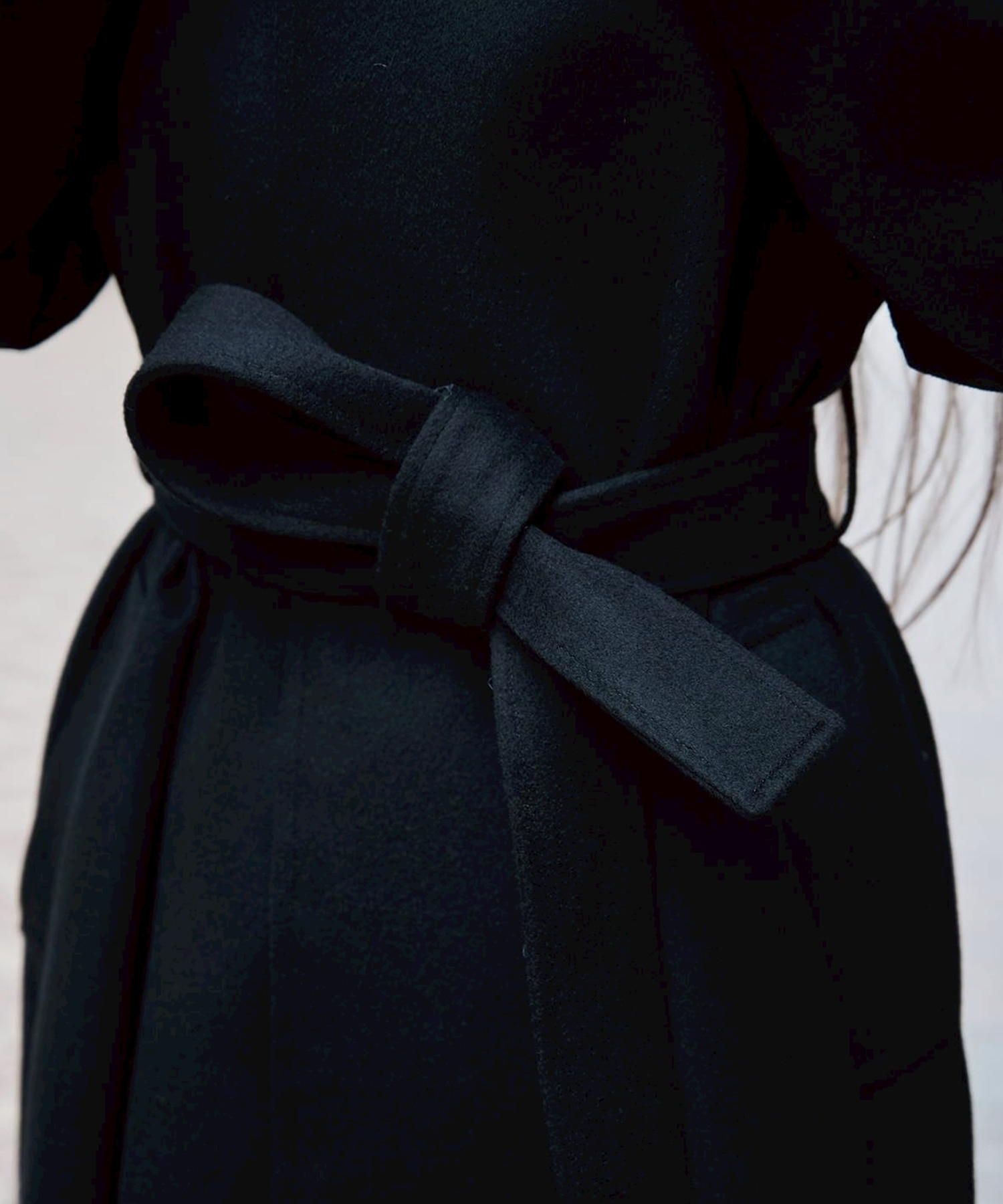 別注スタンドカラーロングコート Dessin de mode