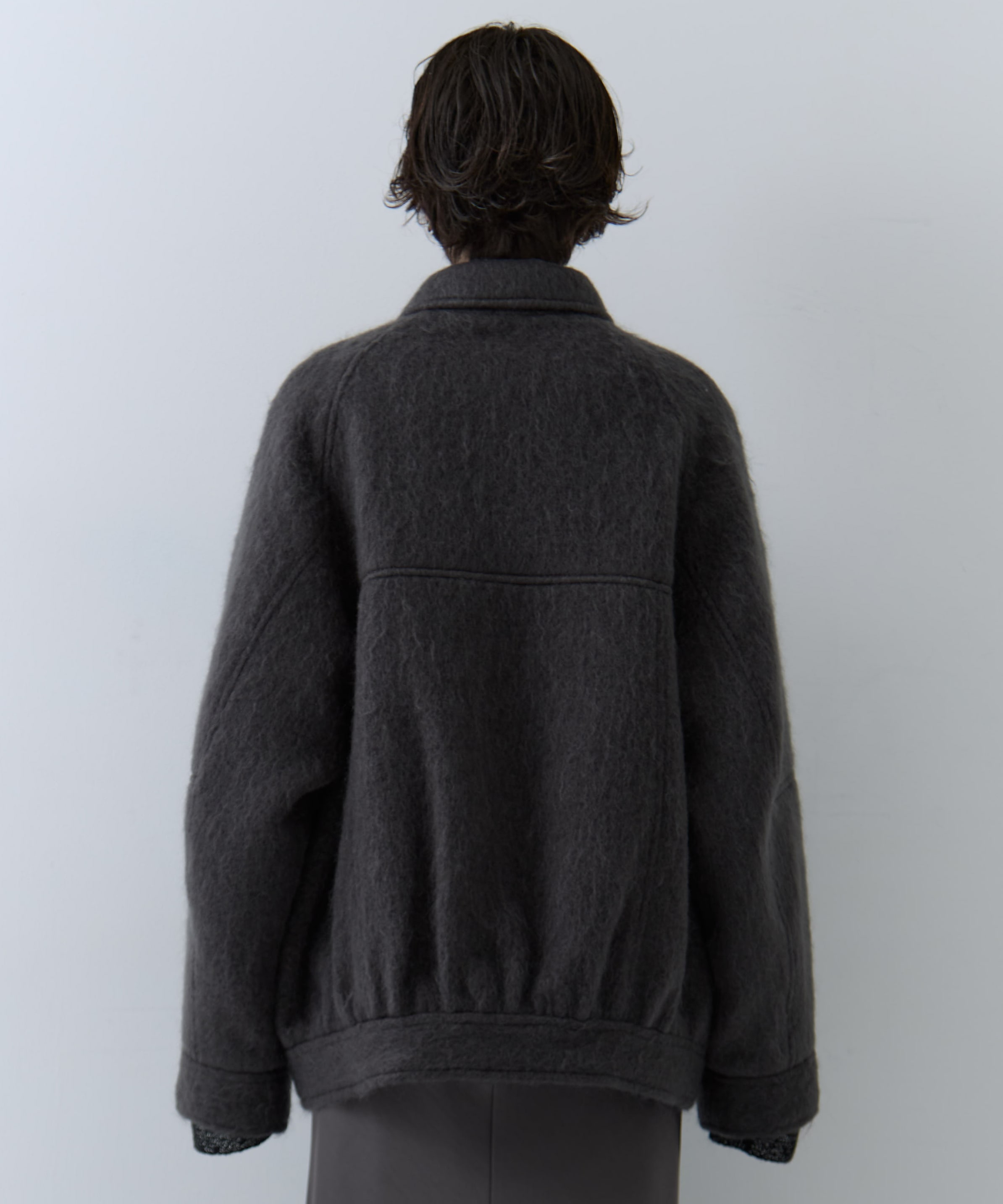 UND MOHAIR SHAGGY FLIGHT JACKET AMERI