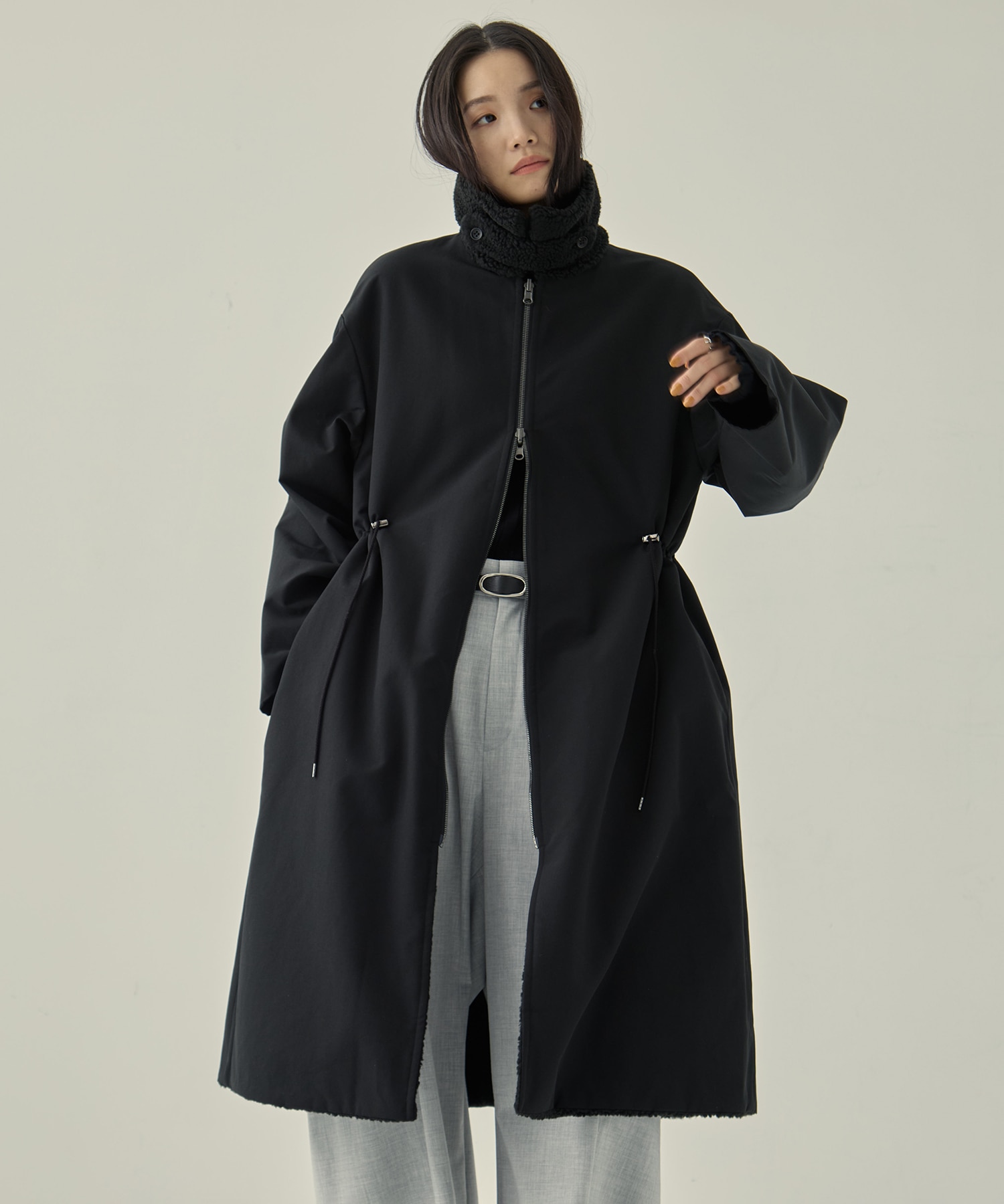 リサイクルシェルタフタ×ボア(ロング) VACHEMENT