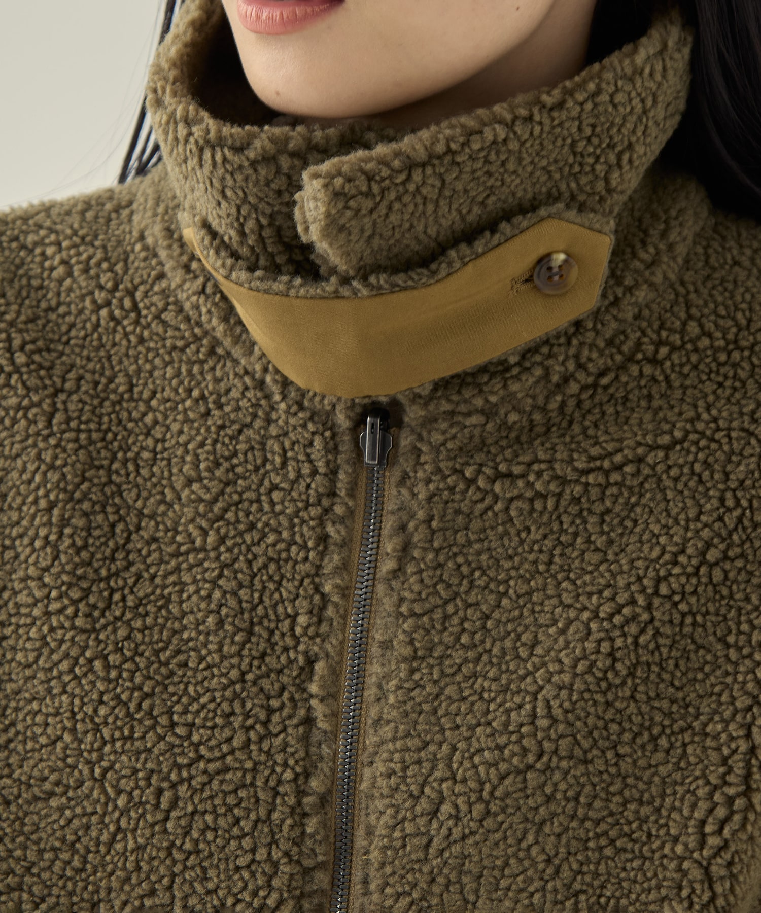 リサイクルシェルタフタ×ボア(ロング) VACHEMENT