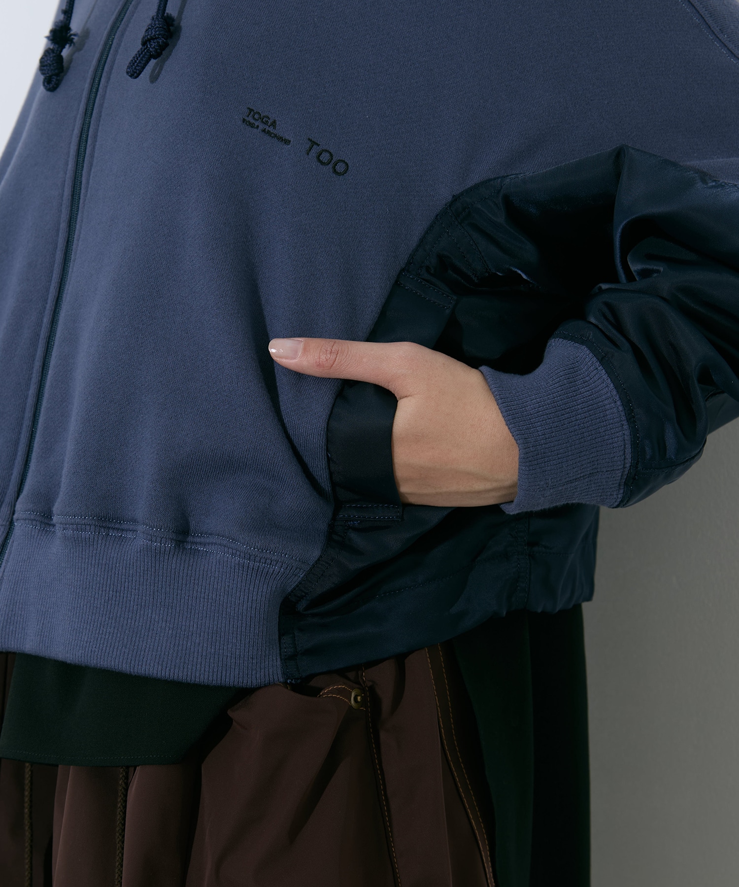 Cotton nylon hoodie TOGA