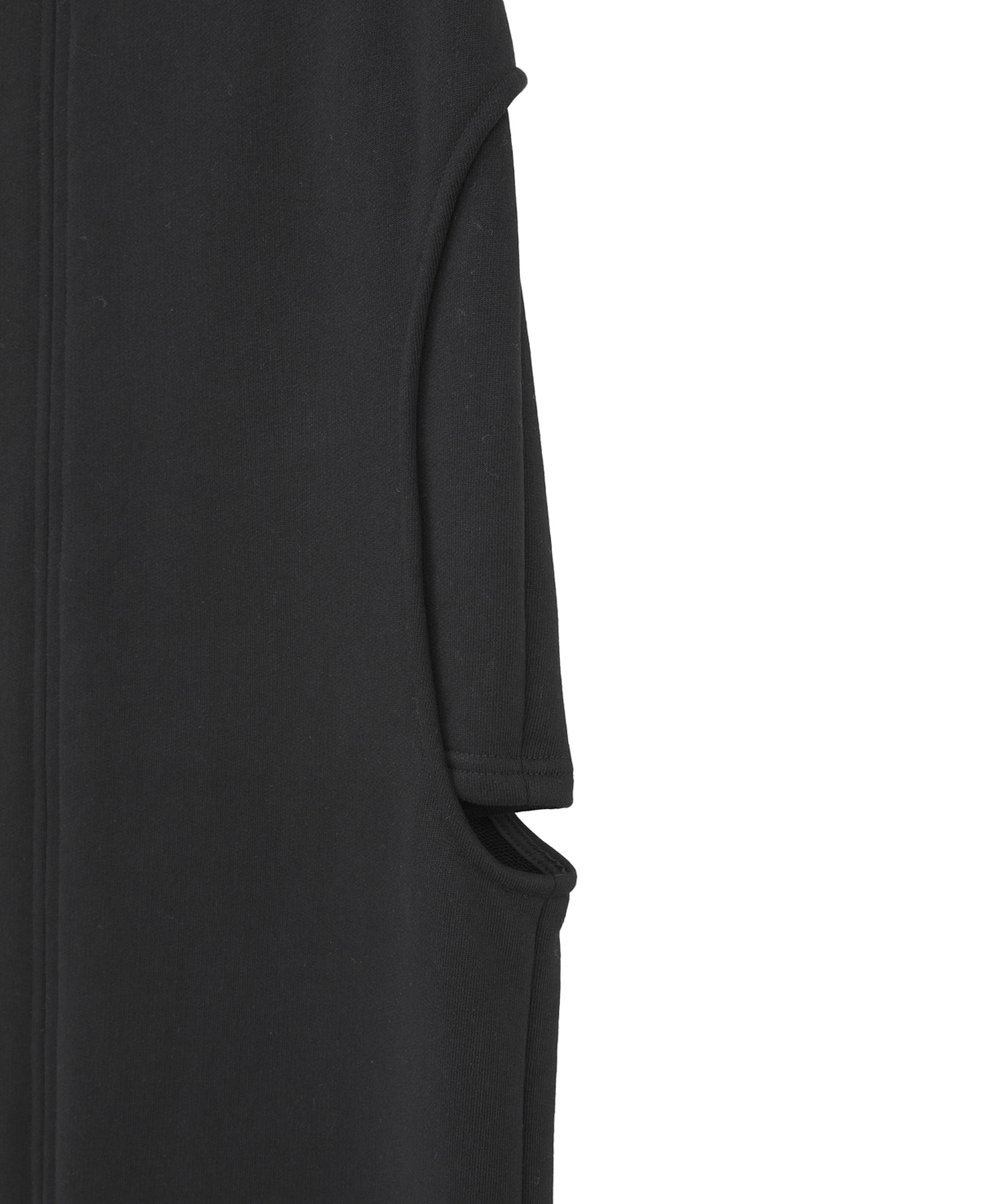 CIRCLE CUT SWEAT SKIRT CLANE