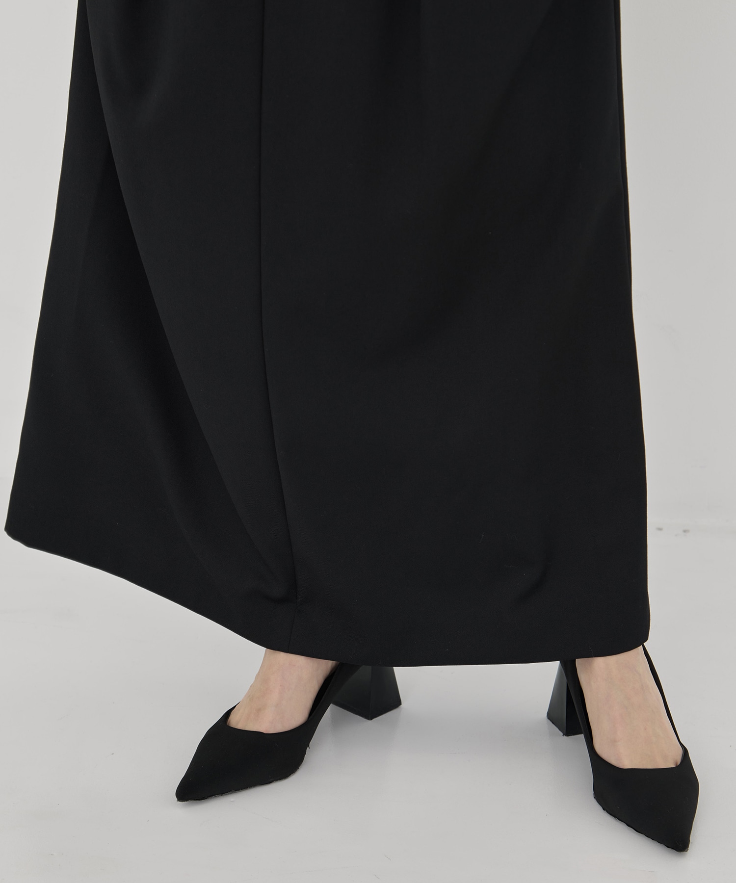 BLACK FORMAL HIGH WAIST SKIRT CINOH