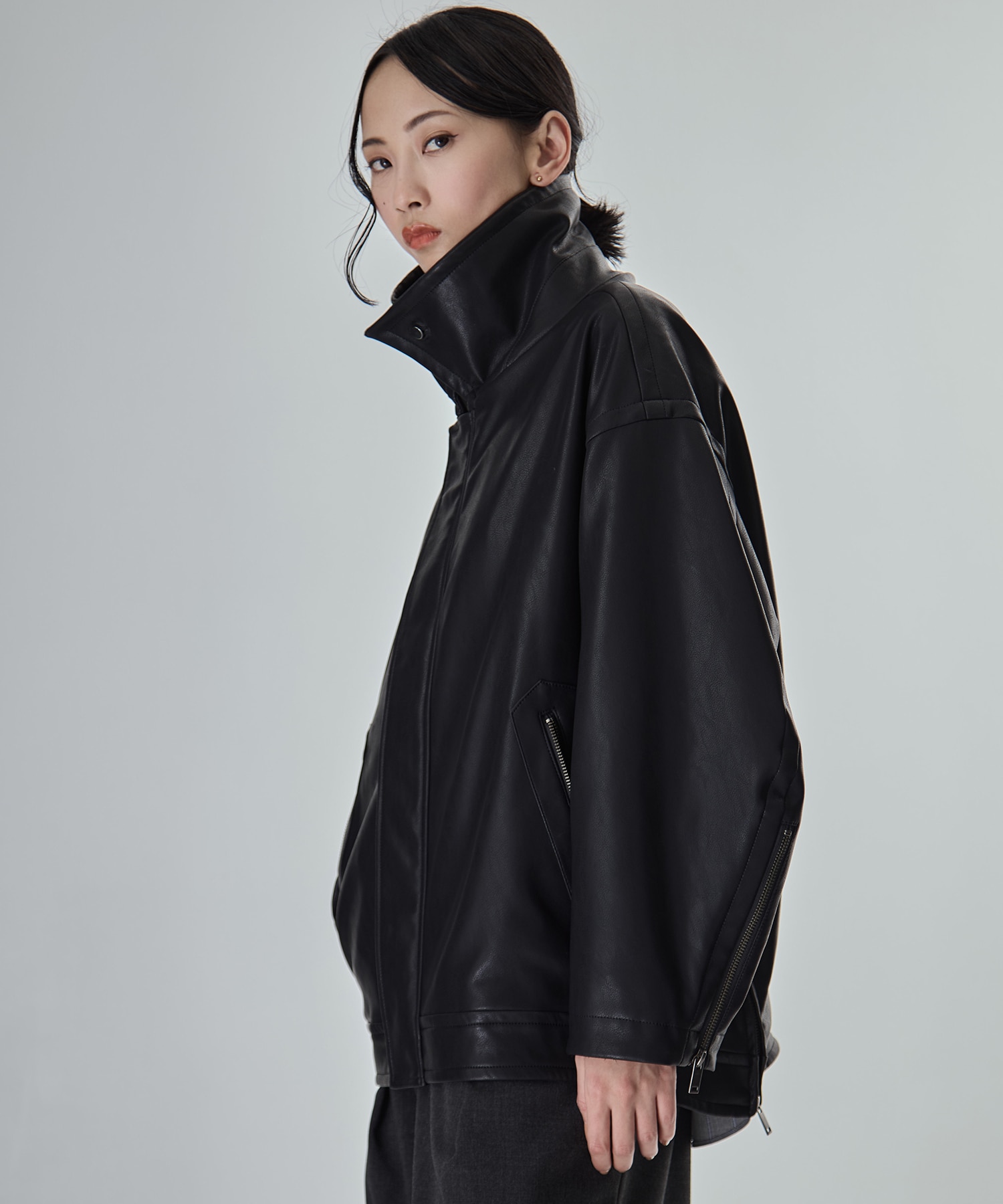 Vintage Leather Blouson STUDIOUS