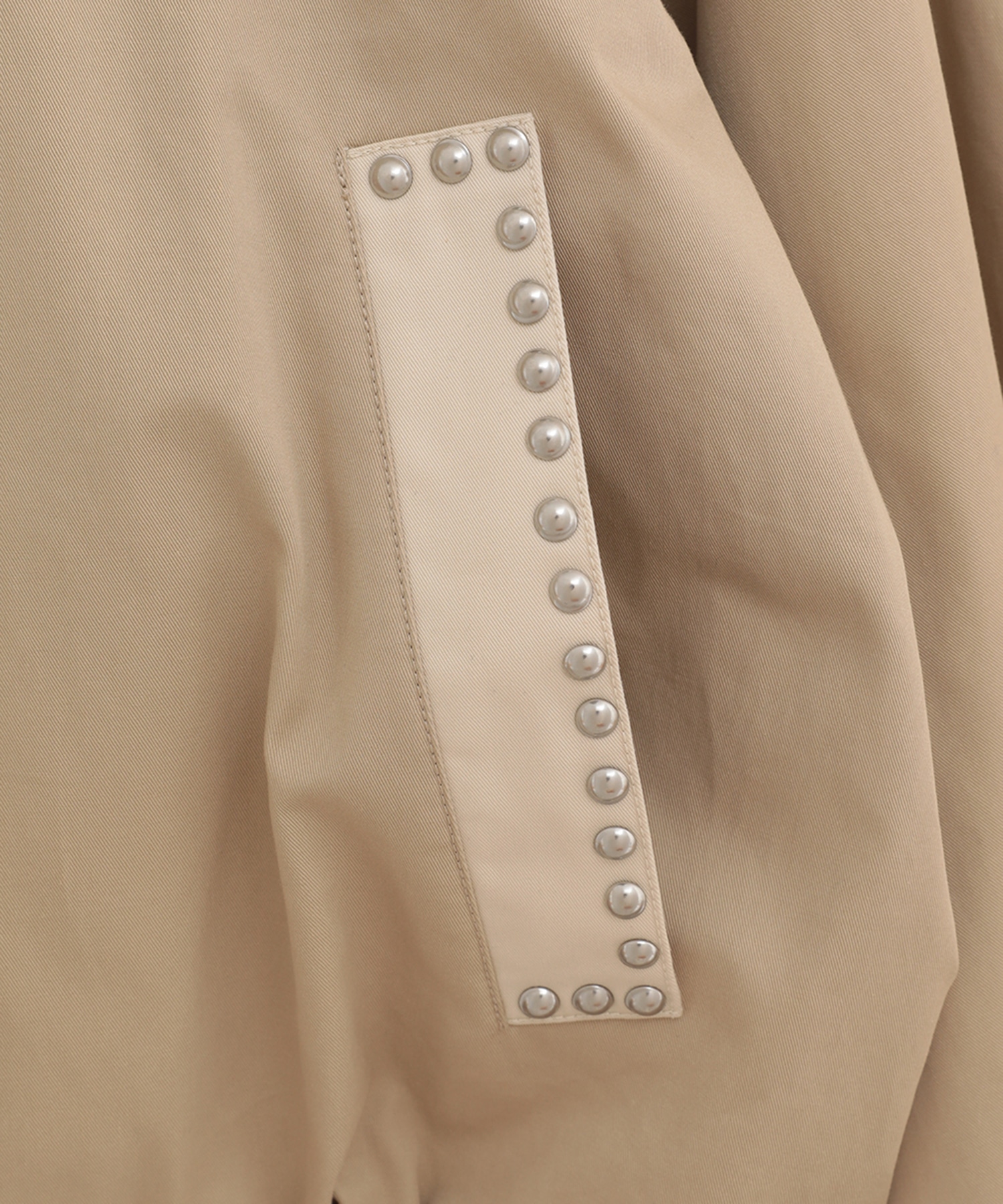 W COLOR STUDDED DRIZZLER JACKET CLANE
