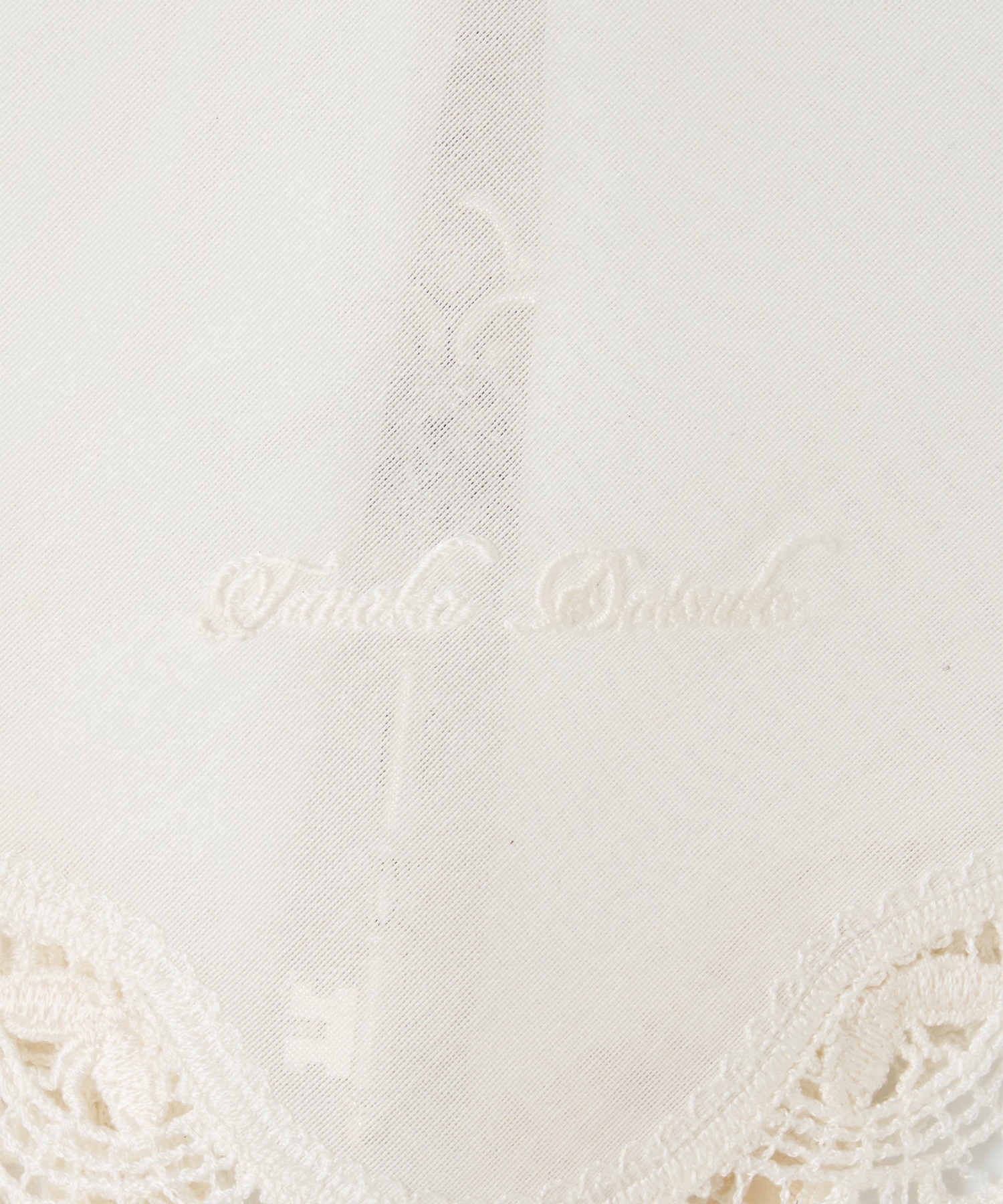 doily lace ribbon key charm tanakadaisuke