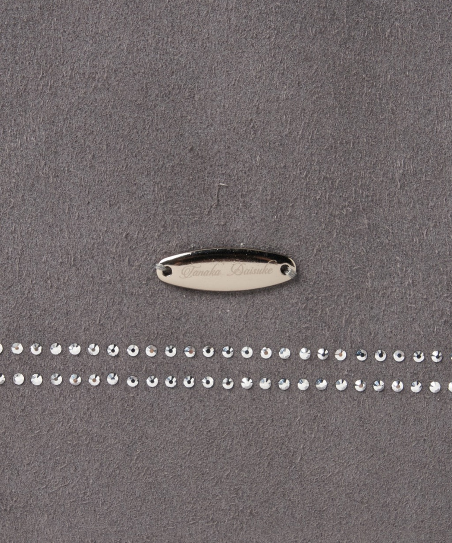 Rhinestone frame tote bag tanakadaisuke