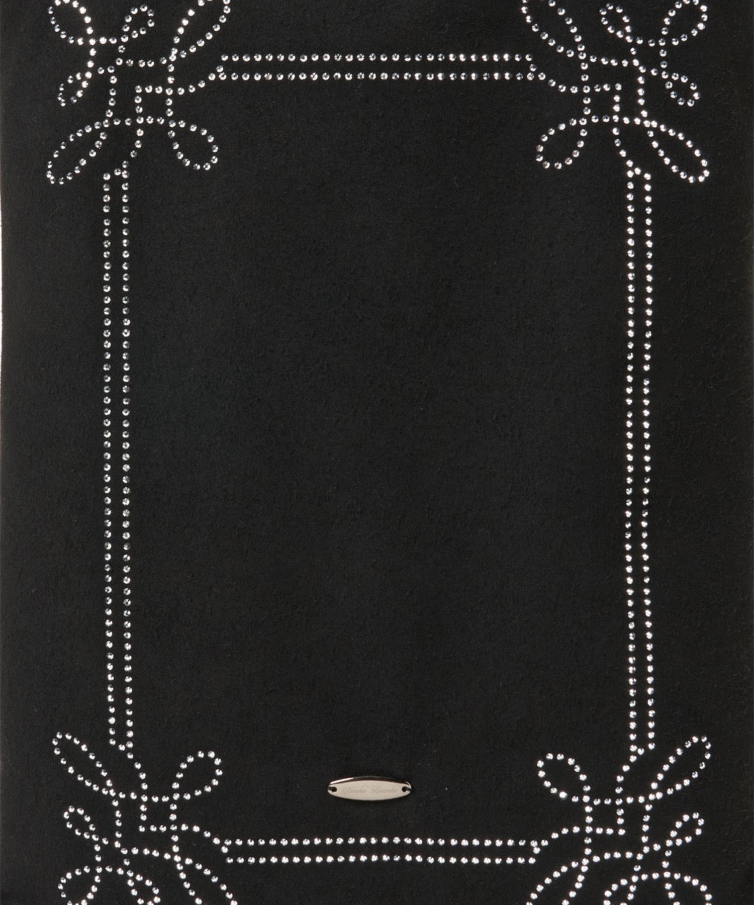 Rhinestone frame tote bag tanakadaisuke