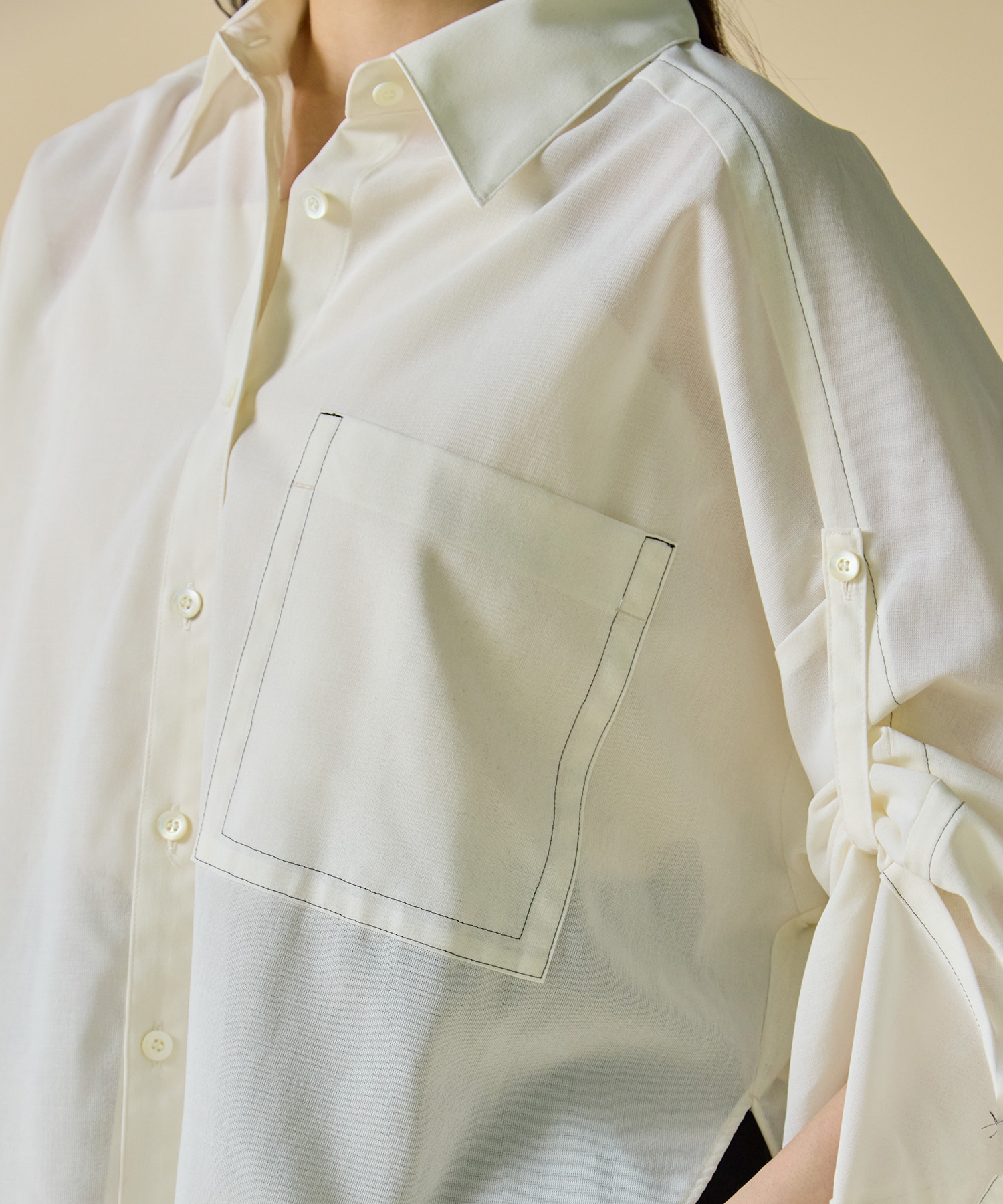 Matte Sheer Over Shirt STUDIOUS