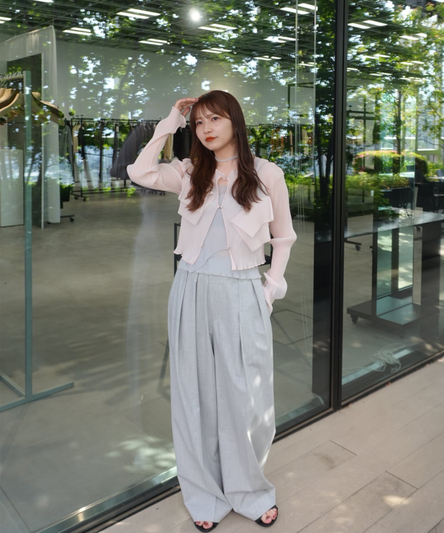 別注 SHEER CARDIGAN kotohayokozawa