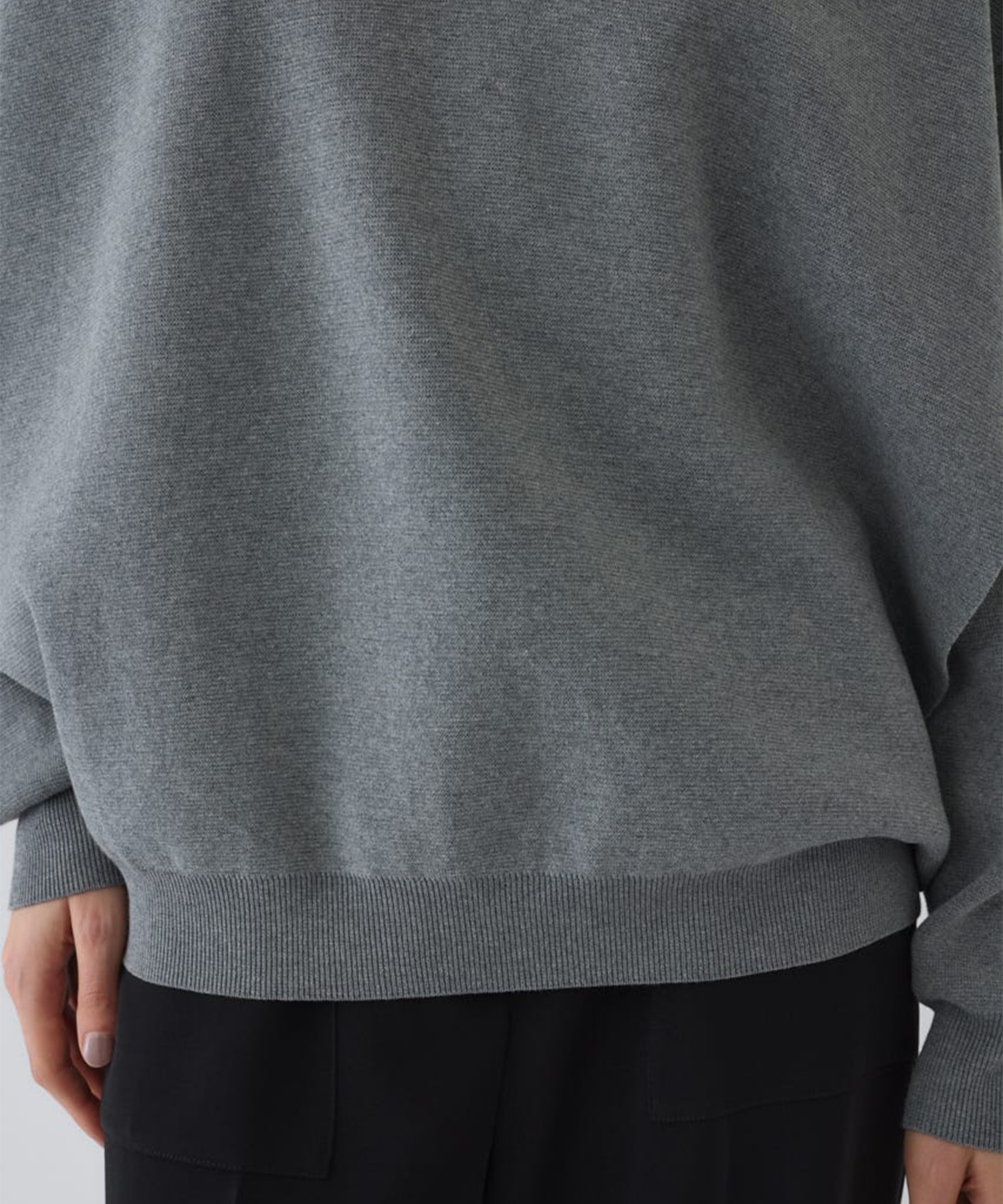 Side open oversized knit PO RIM.ARK