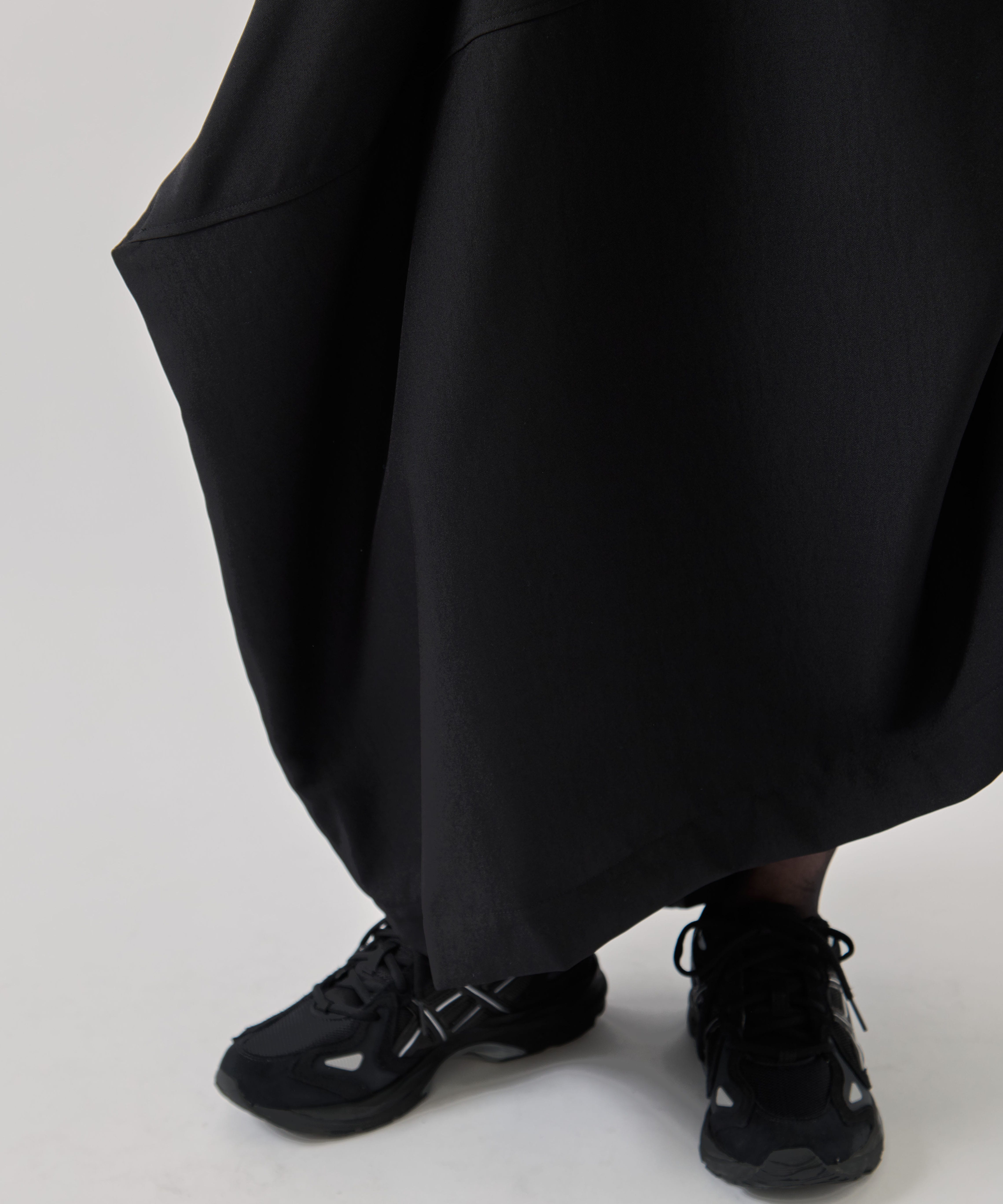 Y3-S26-0000-205/W_SU SKIRT BLACK(バルーンSK) Y-3