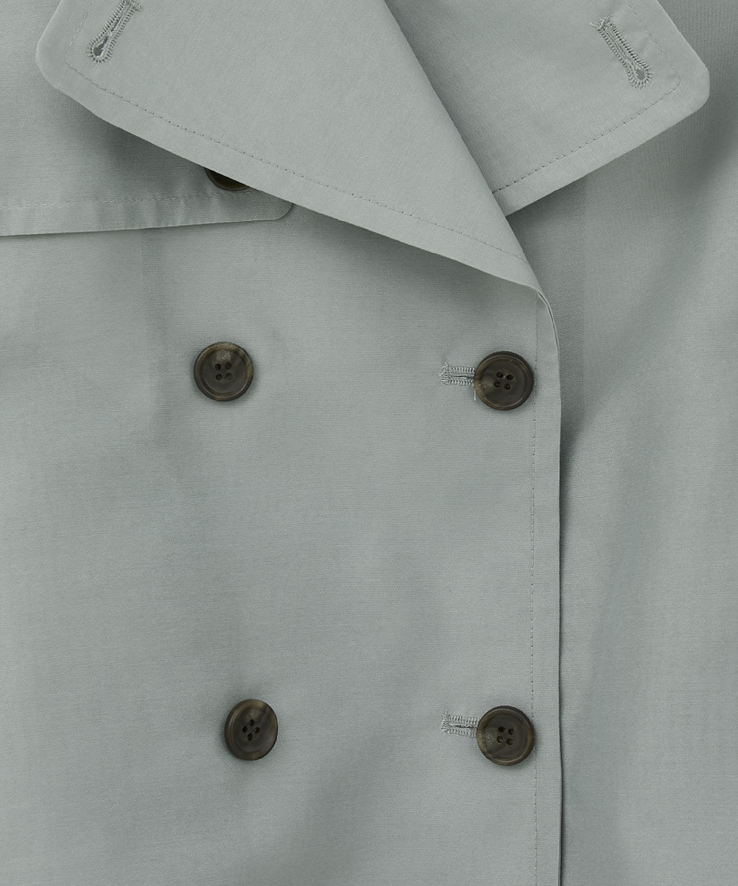 SHEER SHORT TRENCH JACKET CLANE