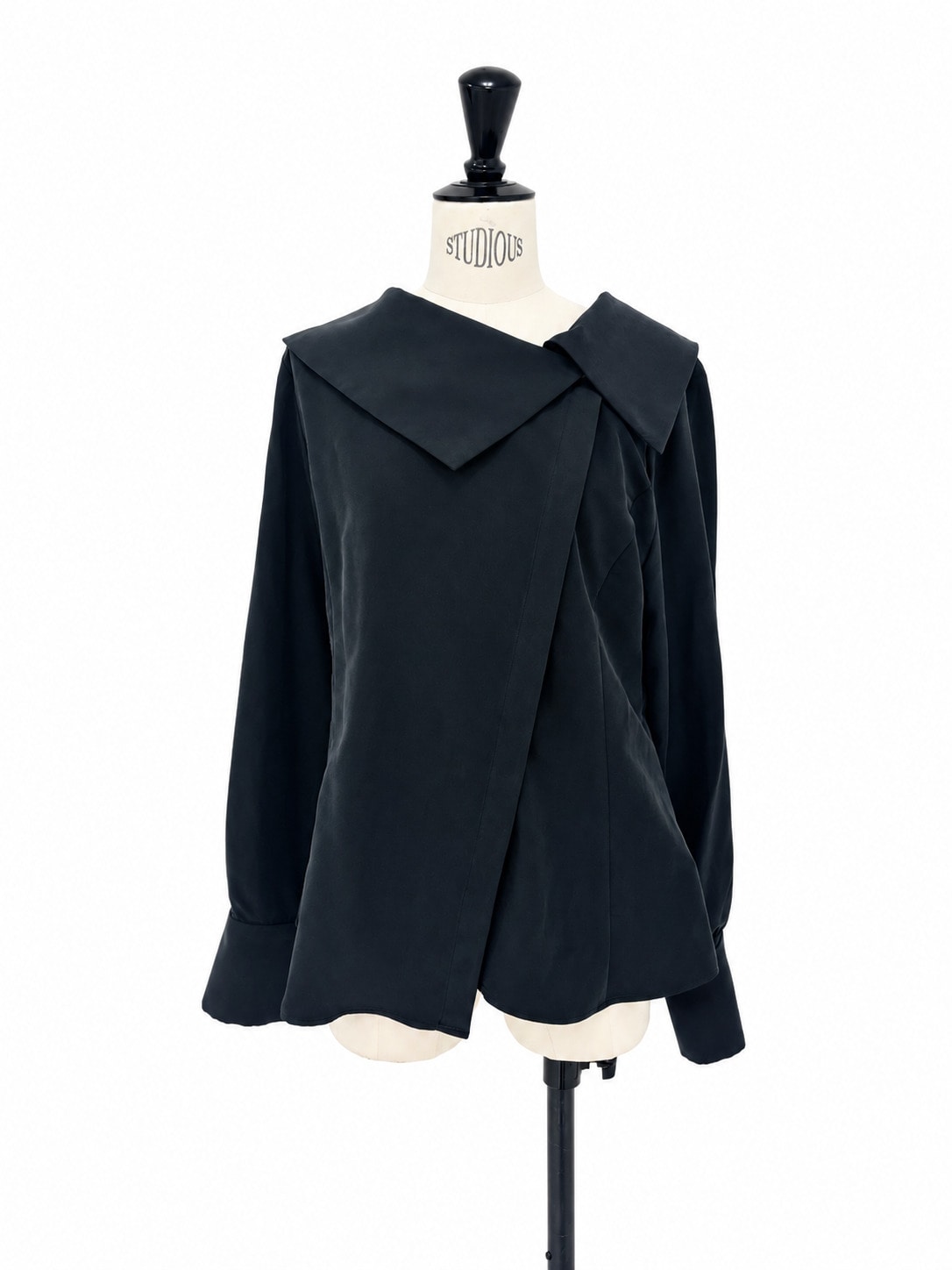 Fibril Scarf-Neck Blouse STUDIOUS