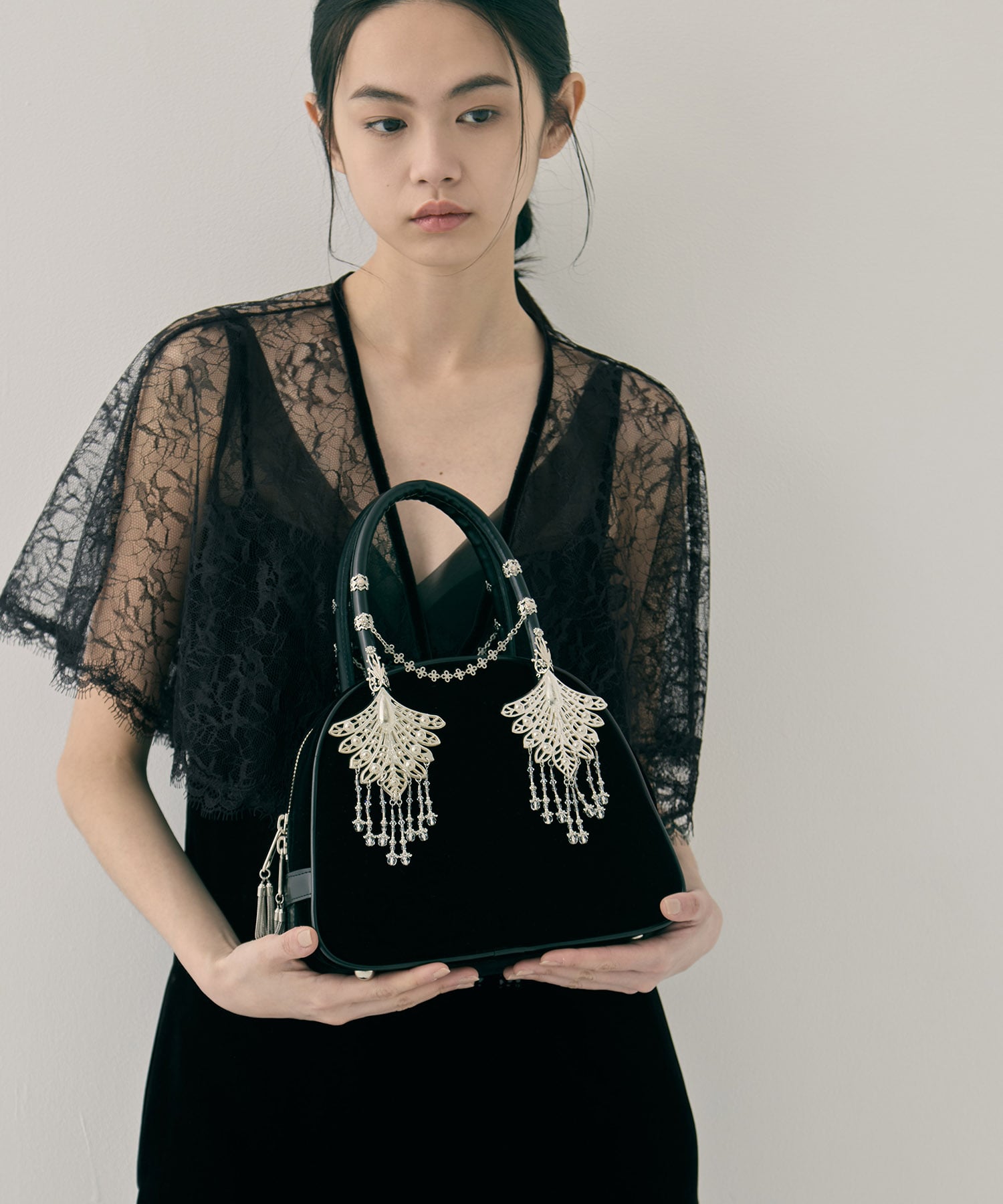 wing bijou hand bag tanakadaisuke