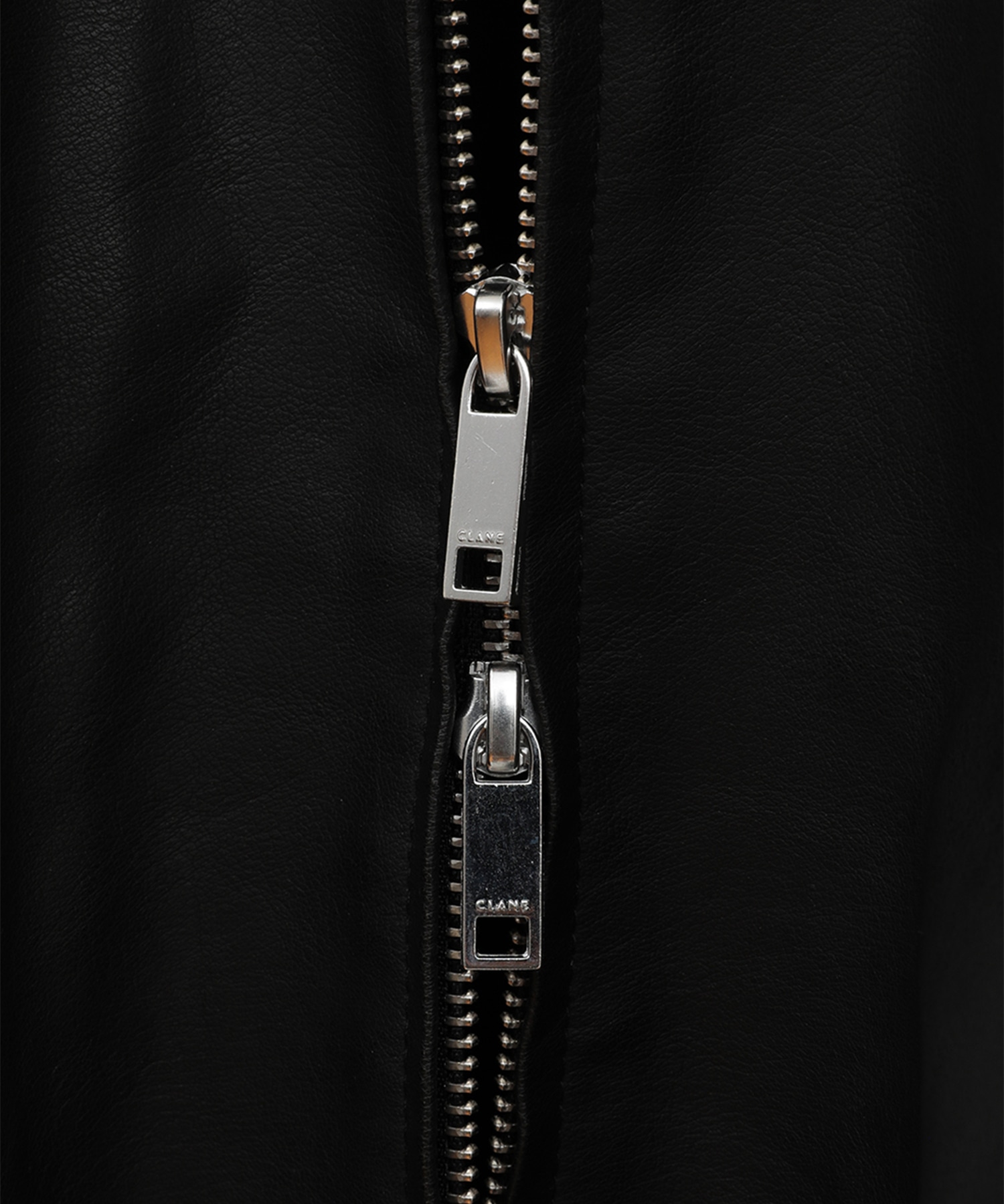 別注 FAKE LEATHER BALLOON JACKET CLANE