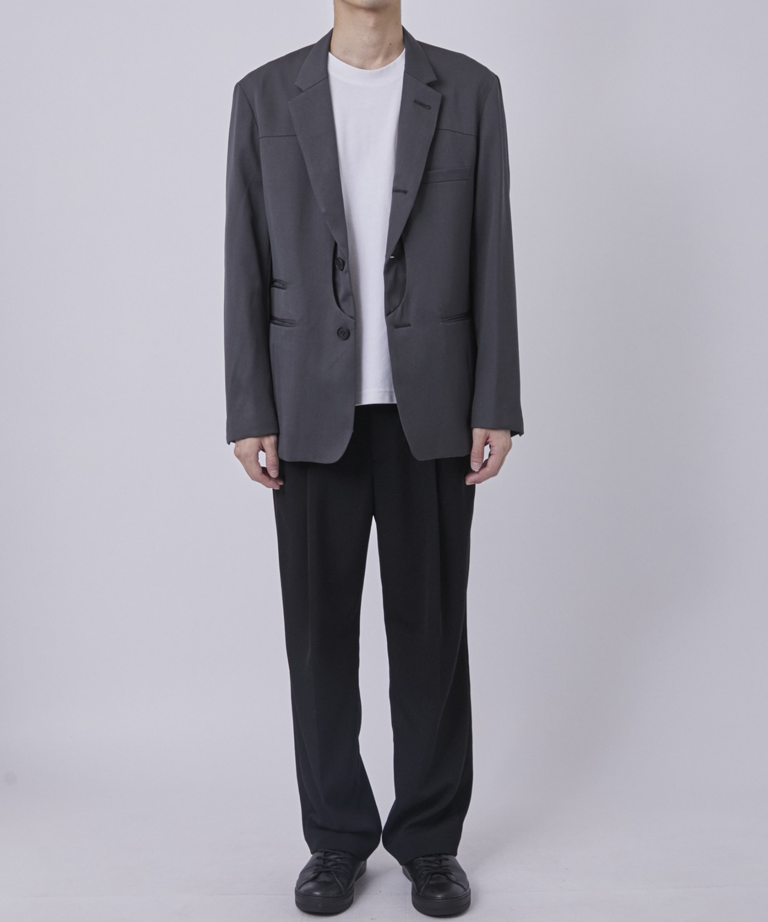 Wool tailored work jacket MATSUFUJI