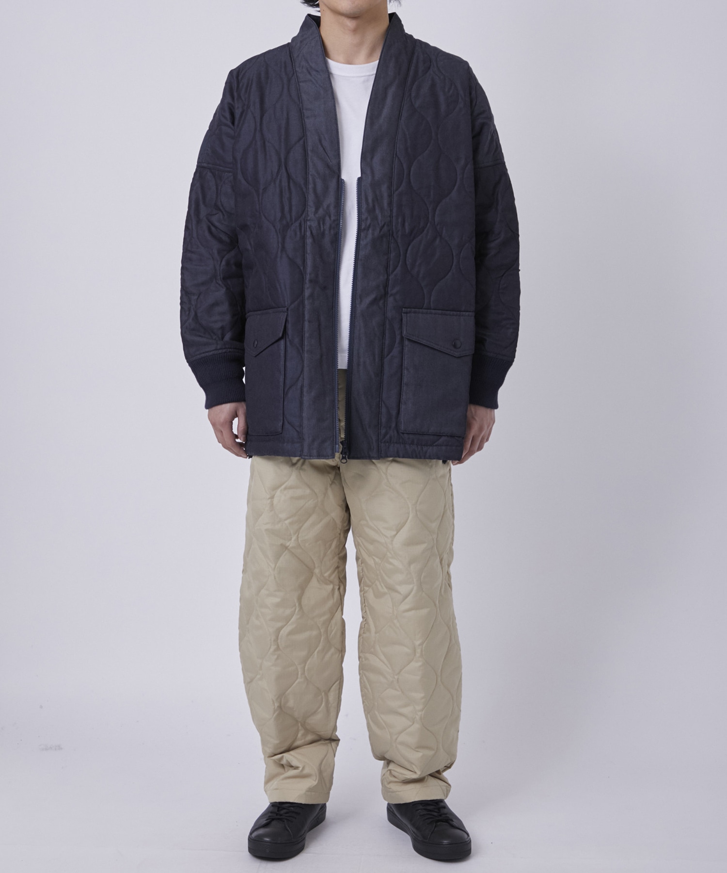 QUILTED HAORI JACKET FDMTL