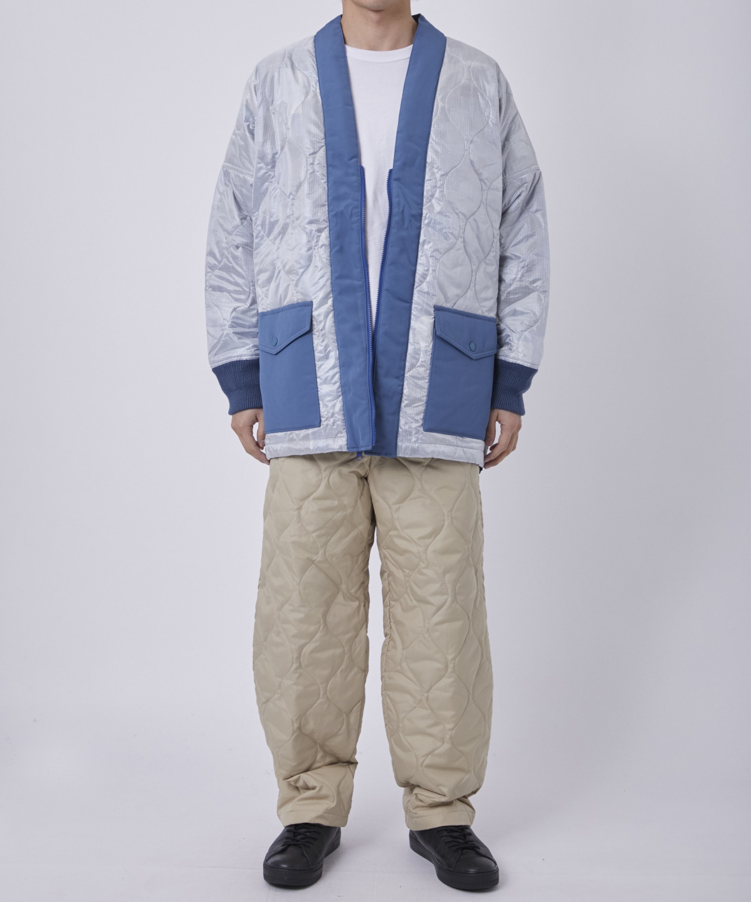 QUILTED HAORI JACKET FDMTL