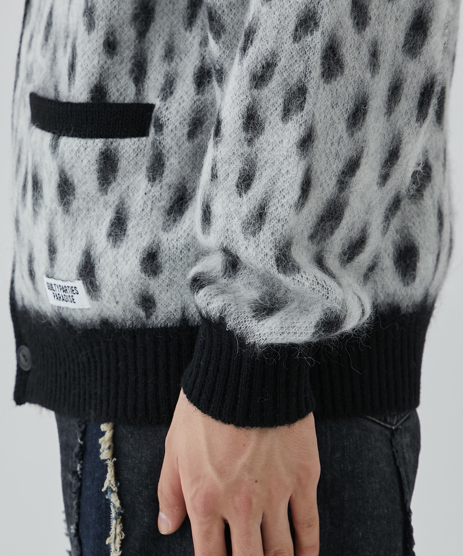 LEOPARD MOHAIR CARDIGAN ｜ WACKO MARIA