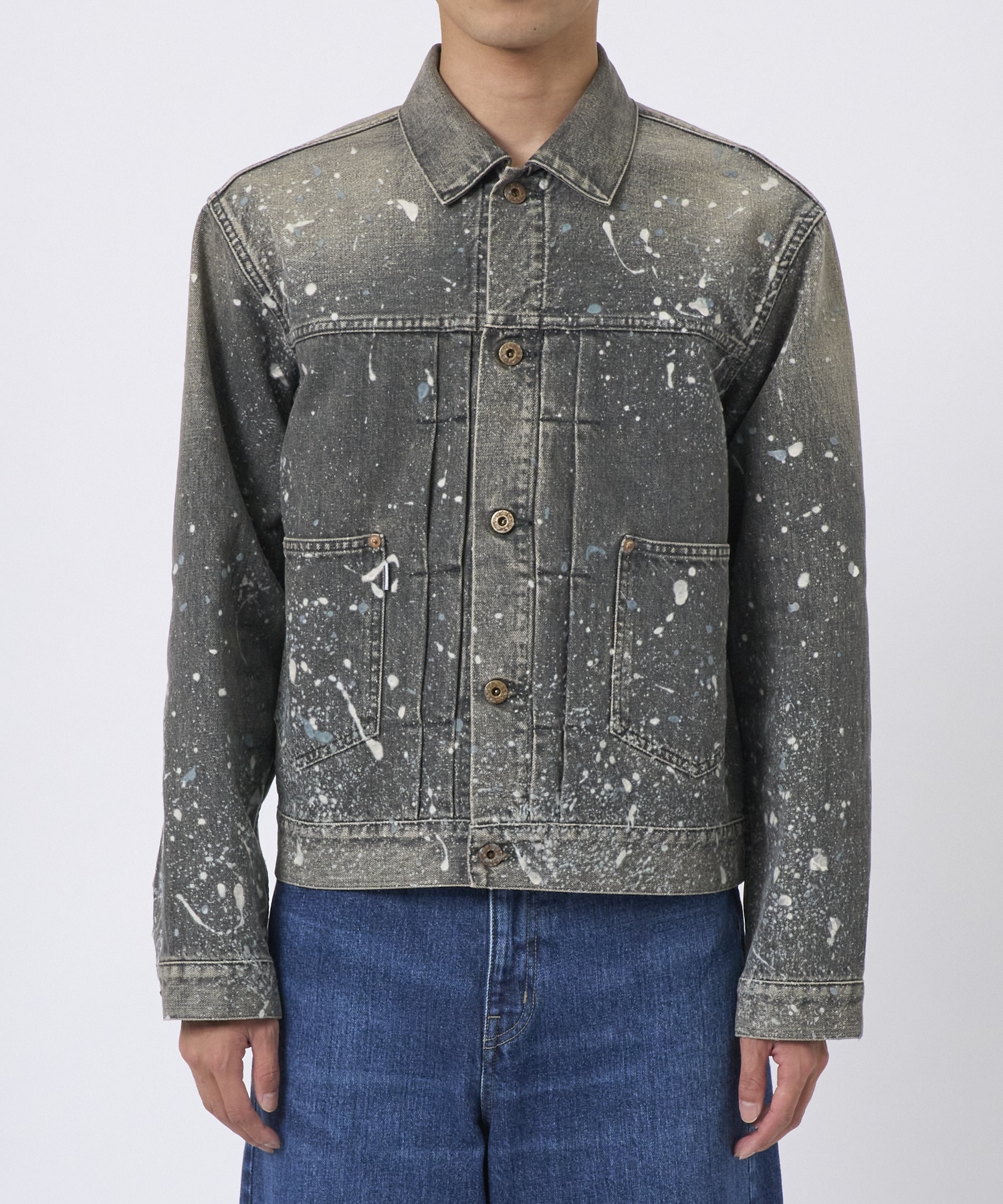 MOLDED DENIM JACKET SUGARHILL