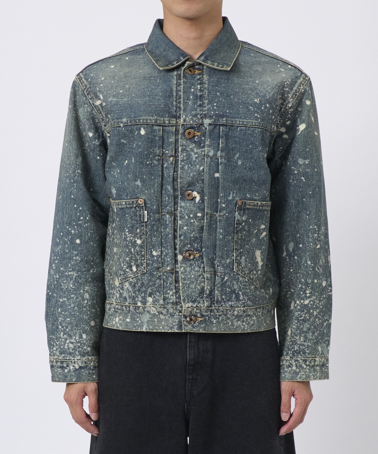 MOLDED DENIM JACKET SUGARHILL