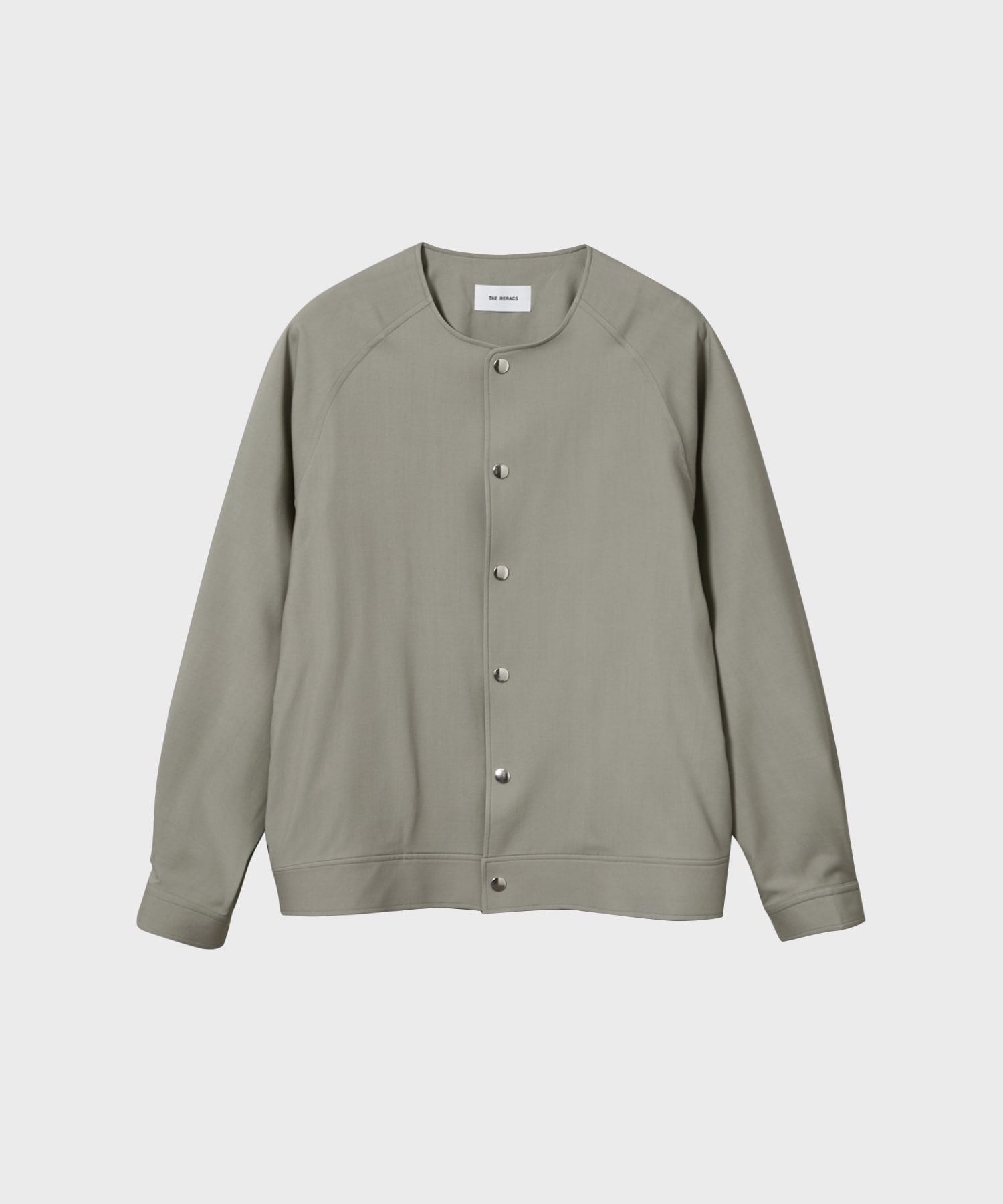 RERACS COLLARLESS RAGLAN BLOUSON THE RERACS