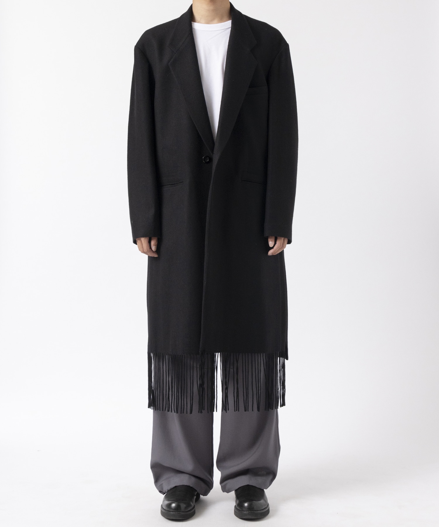 Side Slit Fringe Long JKT UJOH HOMME