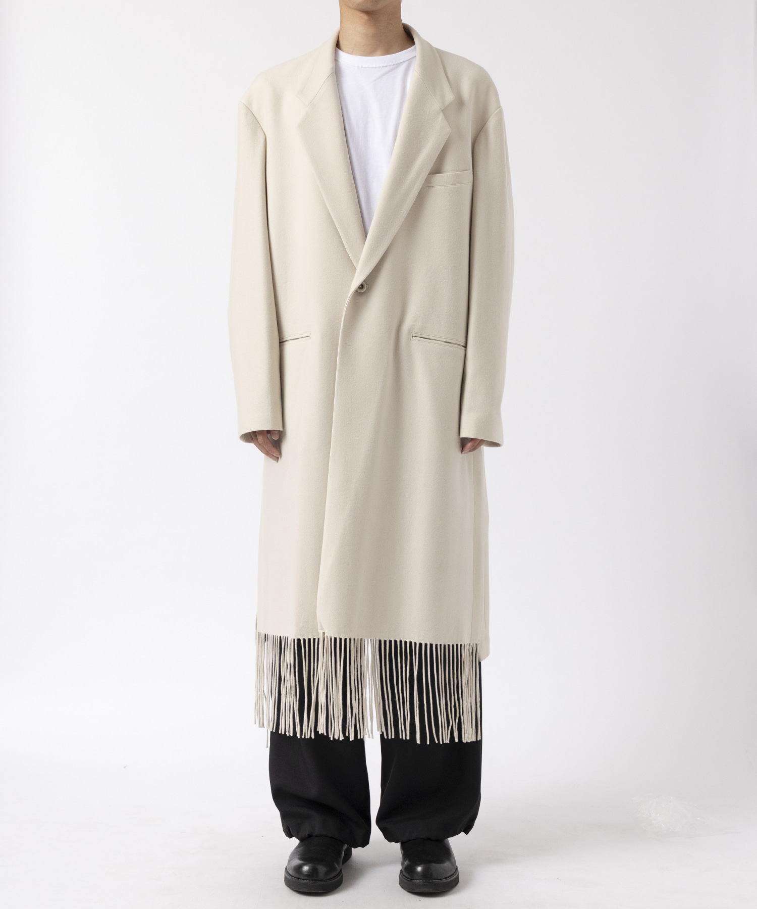 Side Slit Fringe Long JKT UJOH HOMME