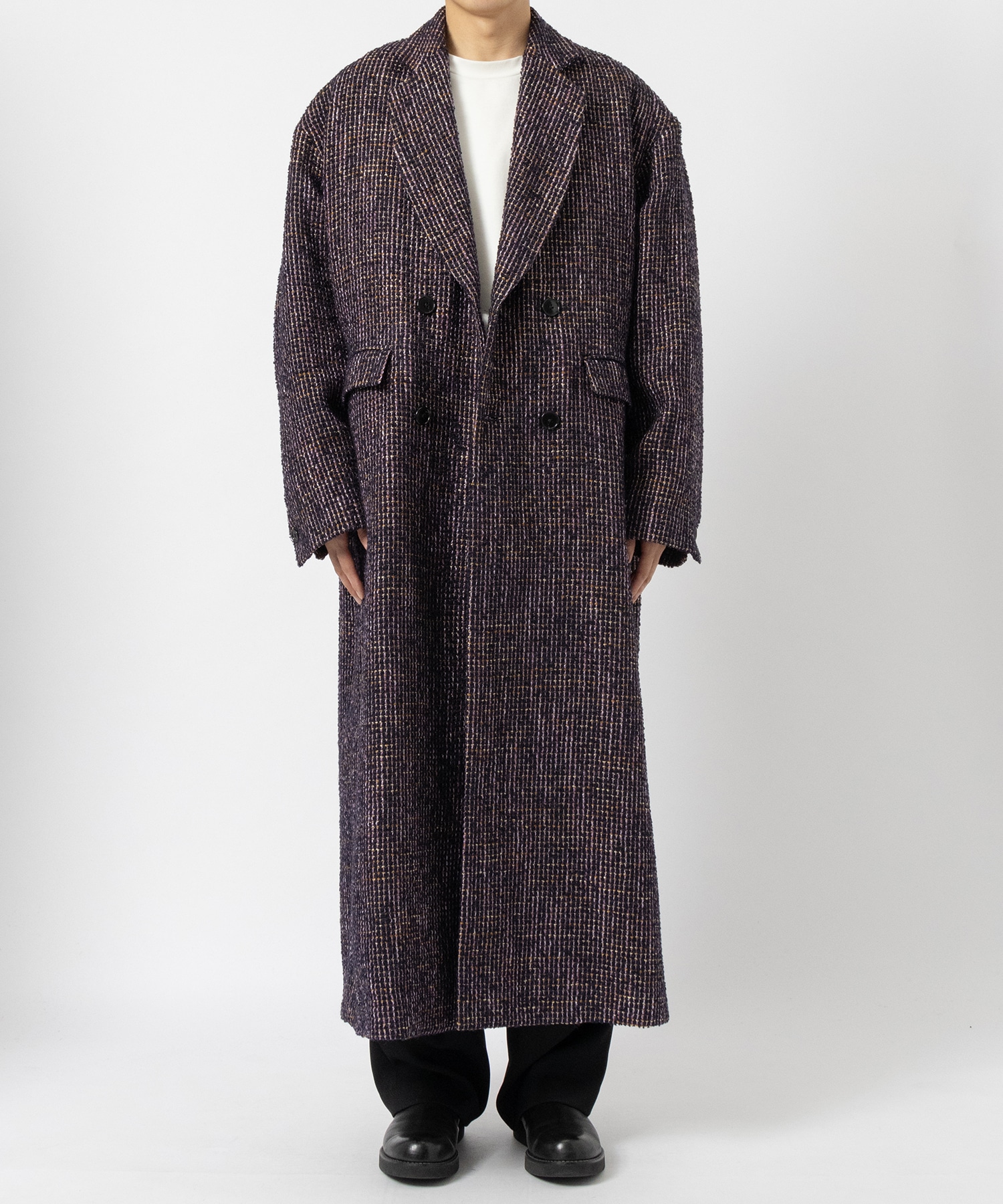 LOOP TWEED EXTREME OVER COAT JUHA