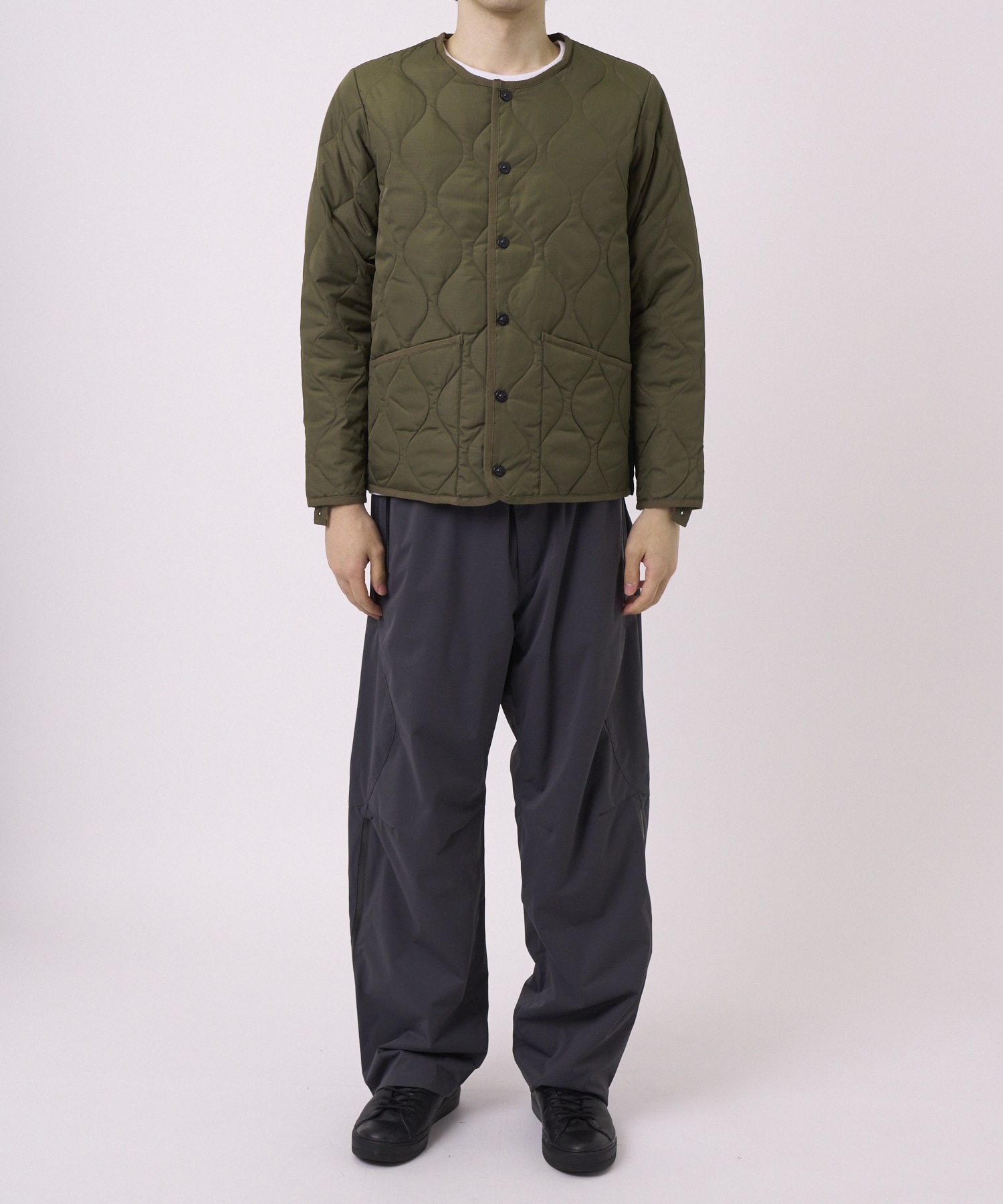 MILITARY CREW NECK DOWN JKT TAION/TAION EXTRA