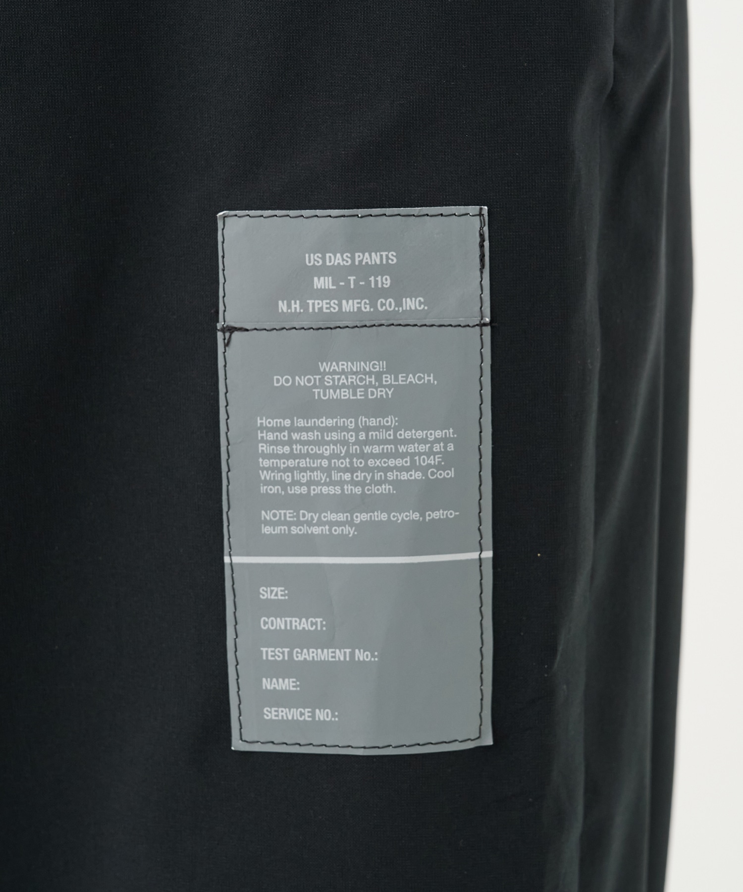 9251-CP02-001 WEBBING BELT PANTS N.HOOLYWOOD