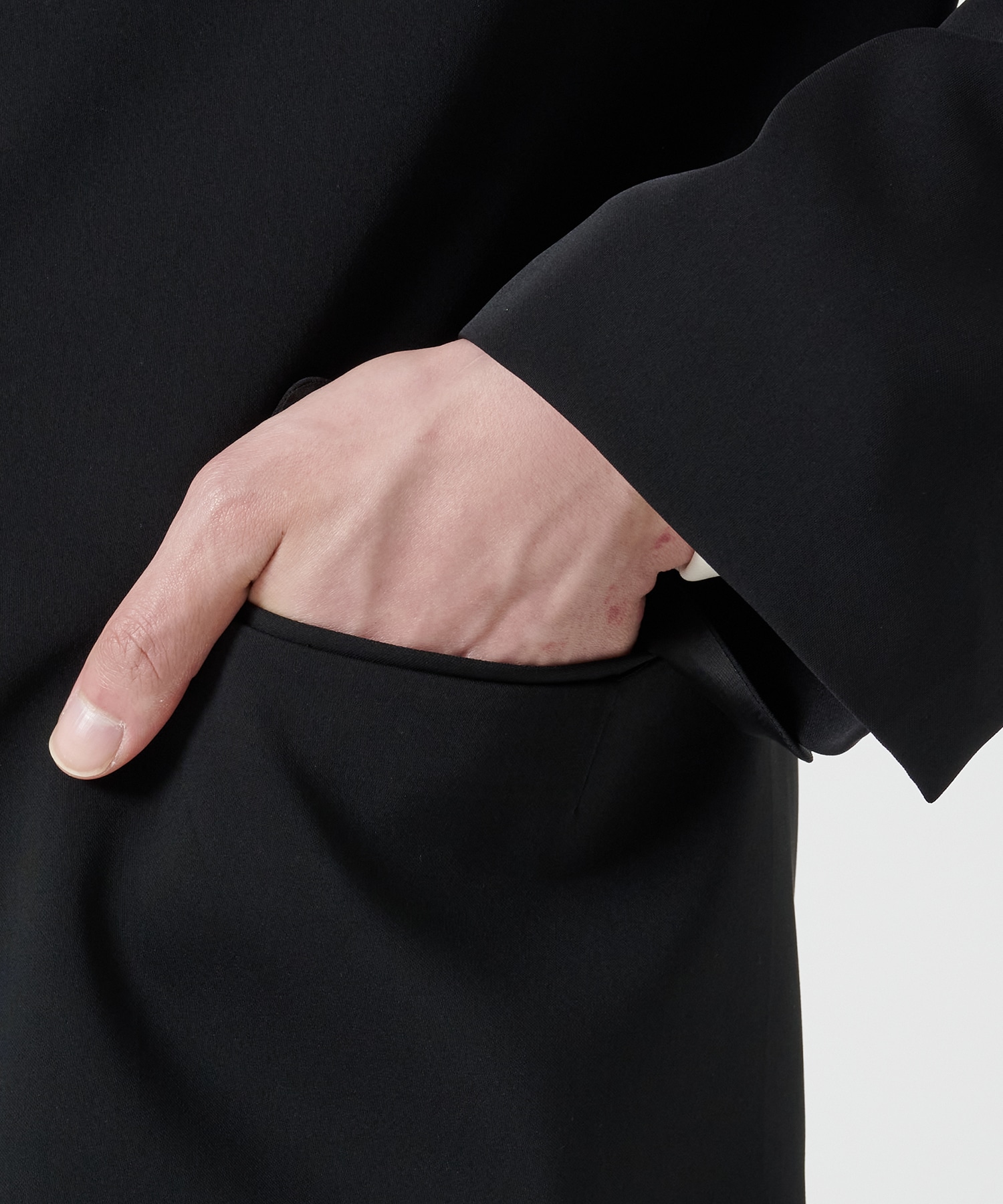 Double Satin Tailored Tie Locken Jacket CULLNI