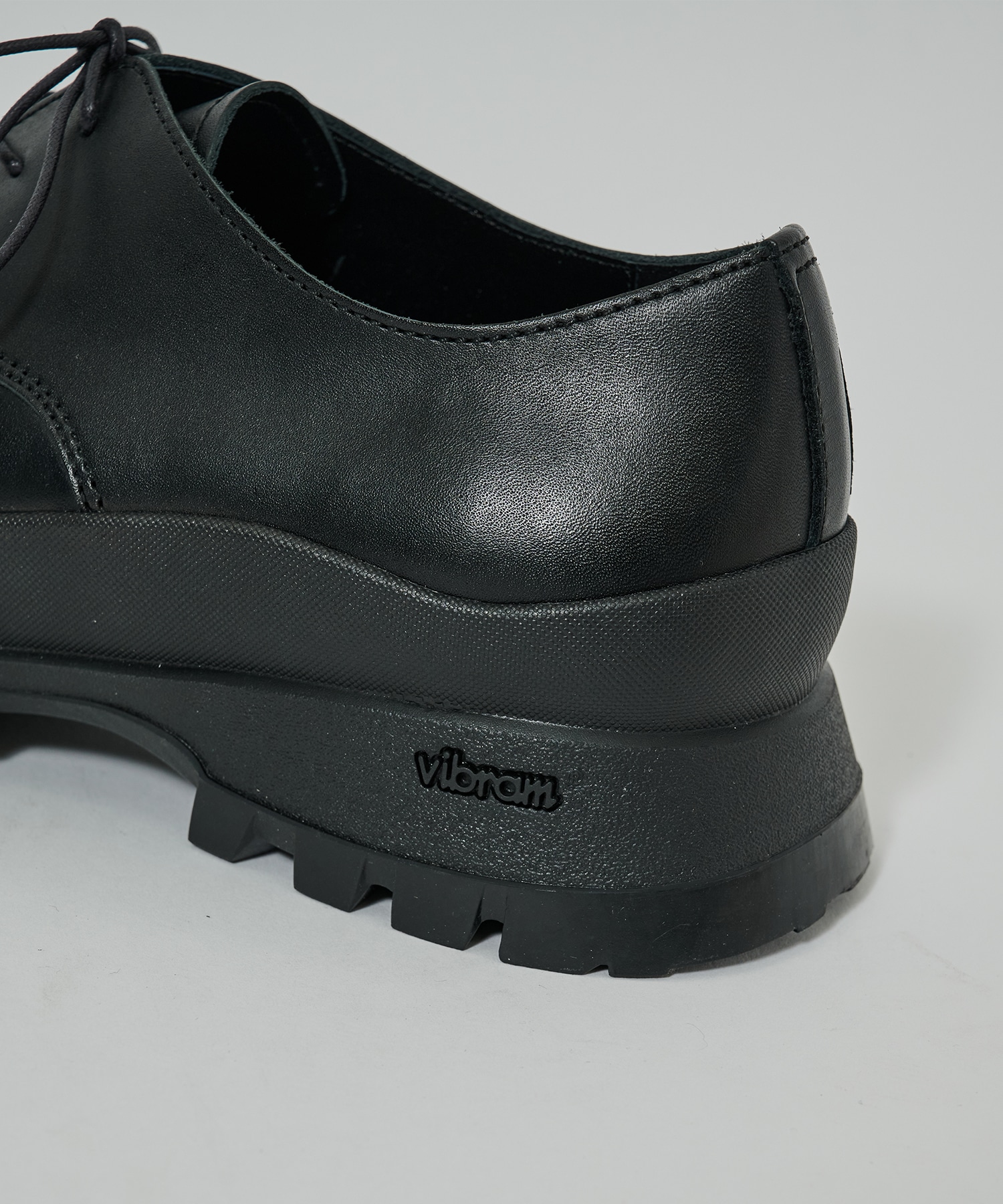 DERBY PLAIN TOE SHOES with #884C Vibram PADRONE