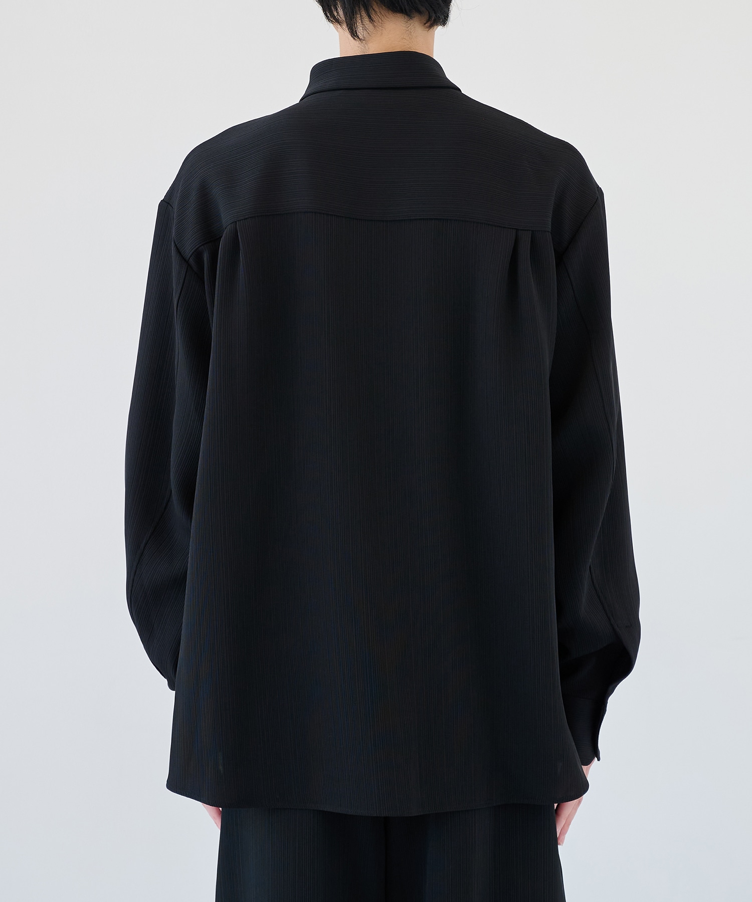 別注 Minimal Pocket L/S PLEATS SHIRTS CULLNI