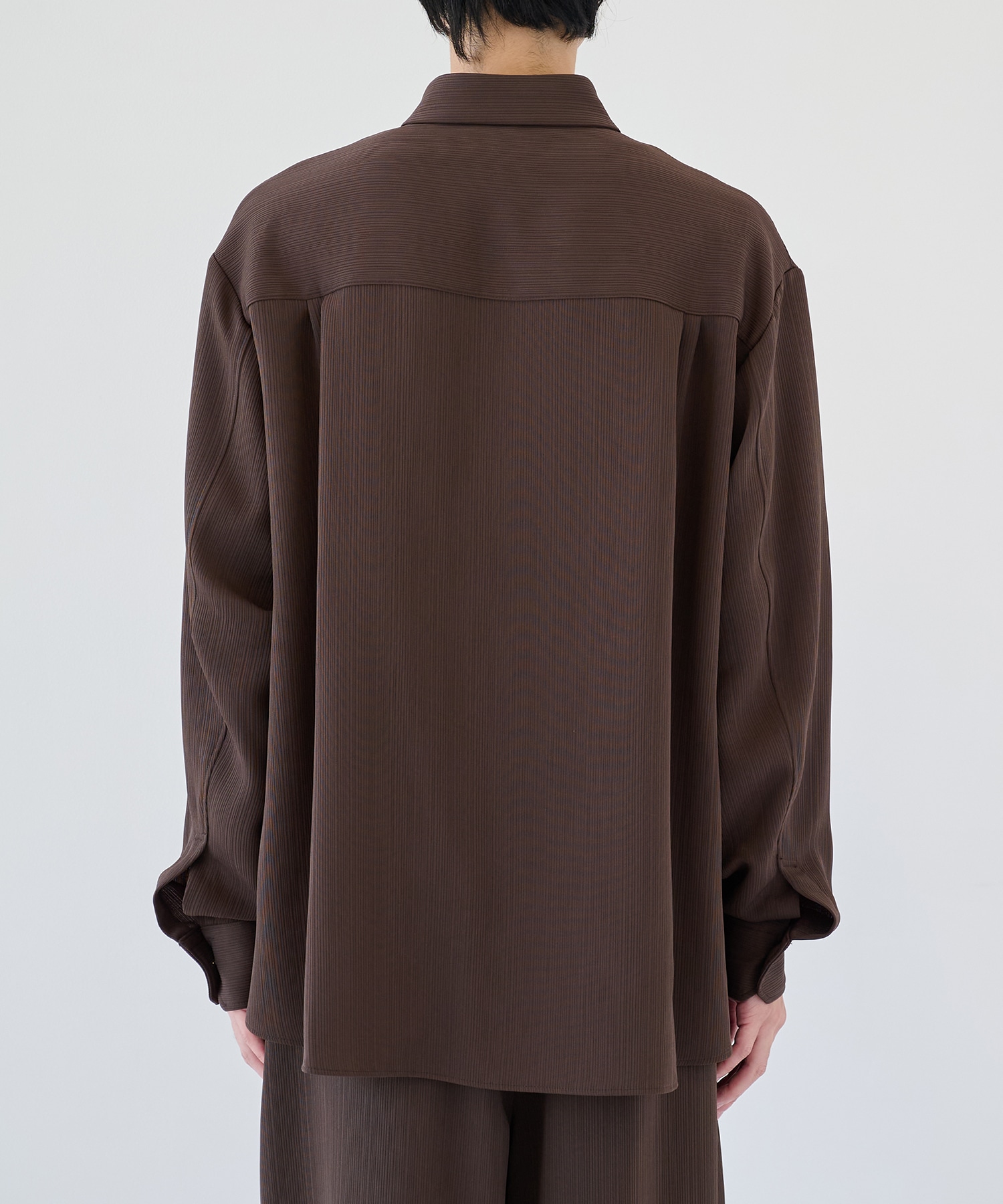別注 Minimal Pocket L/S PLEATS SHIRTS CULLNI