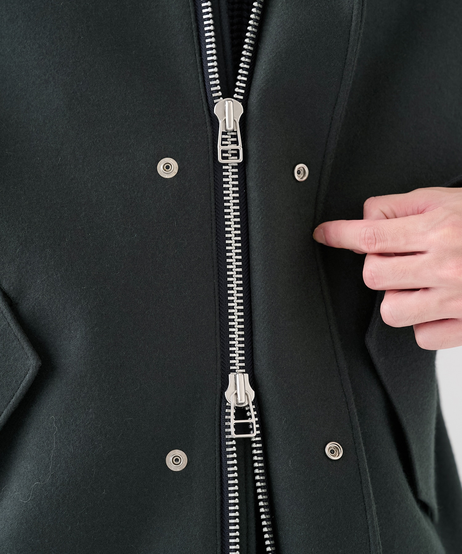 Super140 Wool Melton Short Mods STUDIOUS