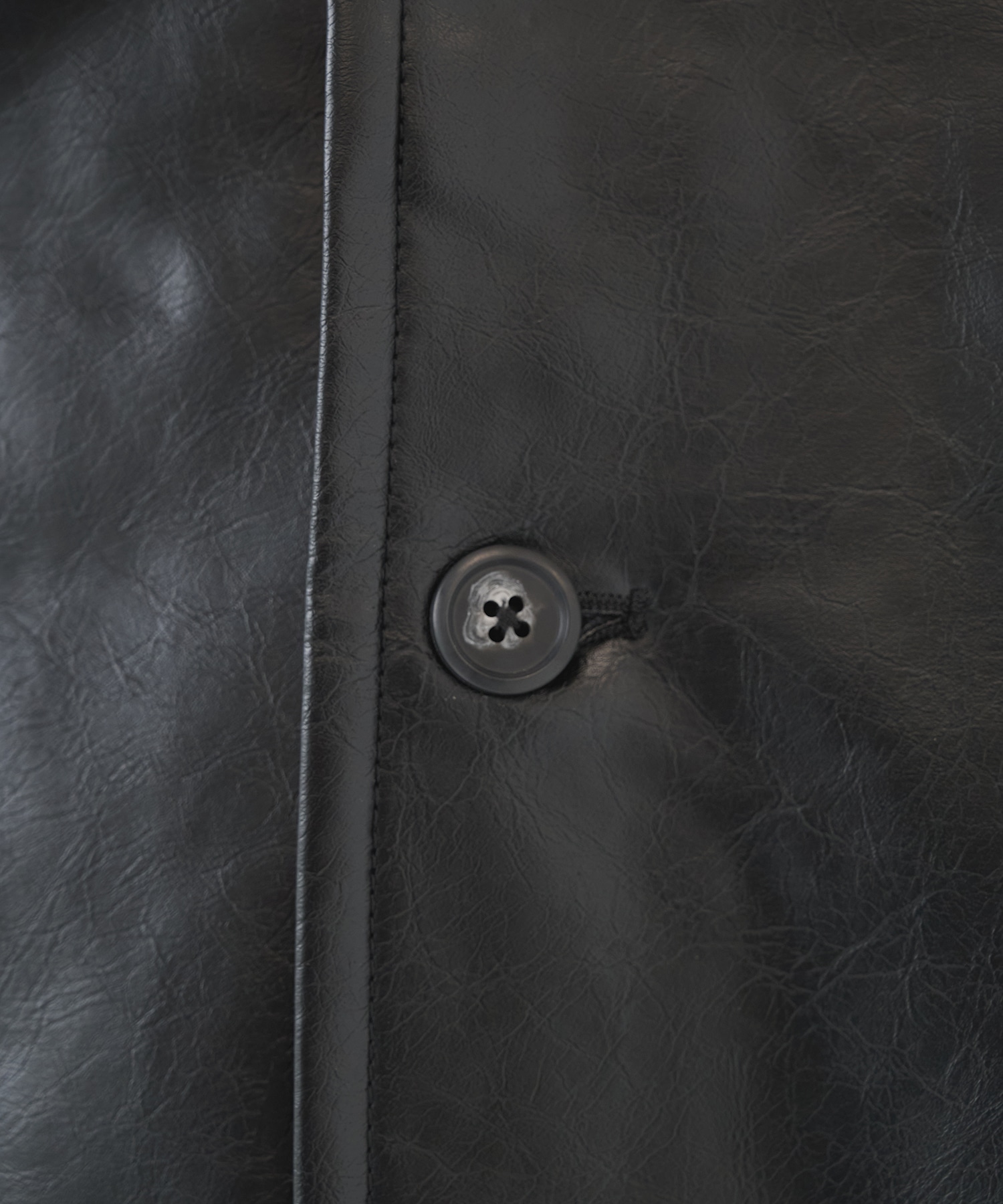 別注 VEGAN LEATHER CAR COAT JieDa