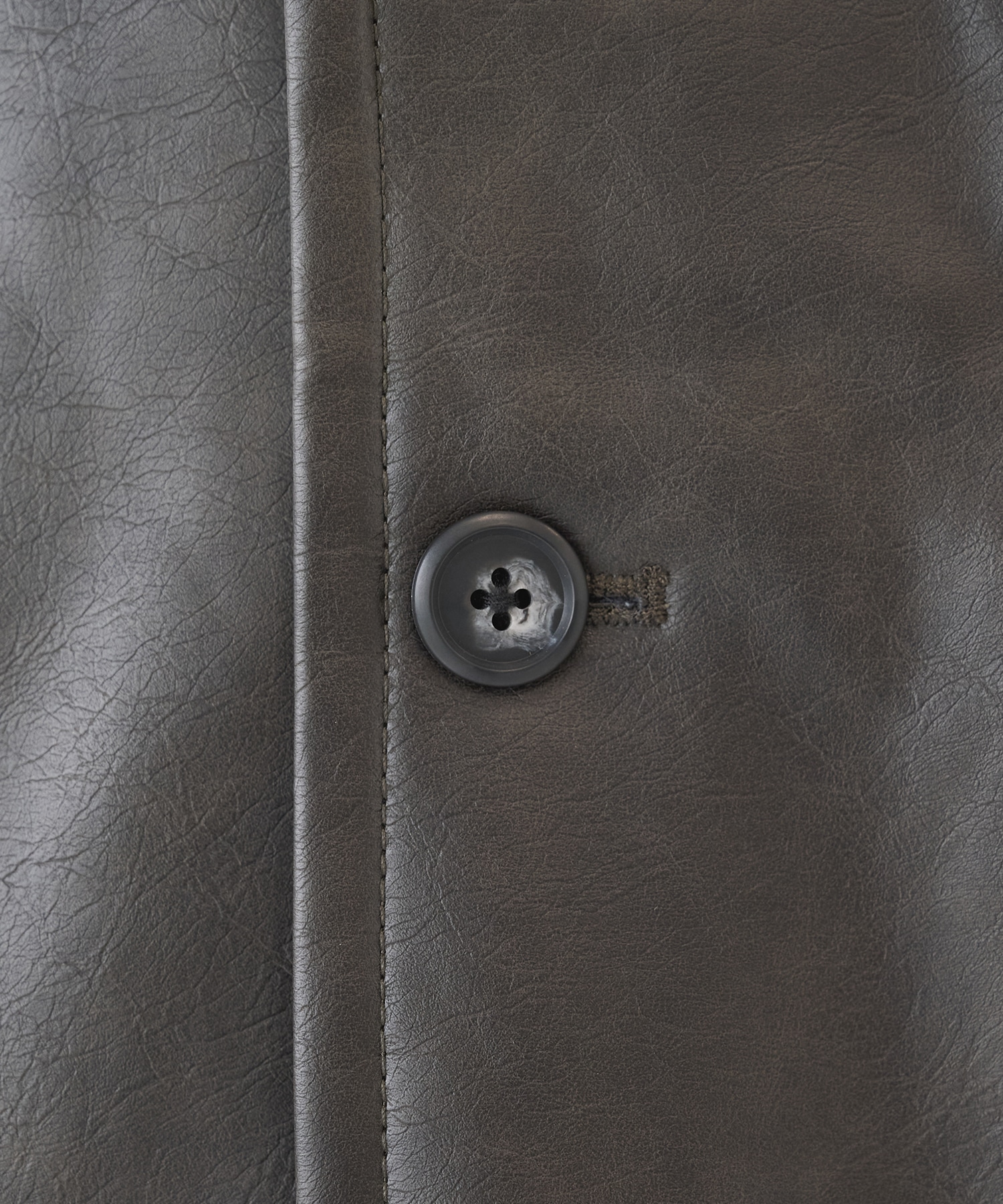 別注 VEGAN LEATHER CAR COAT JieDa