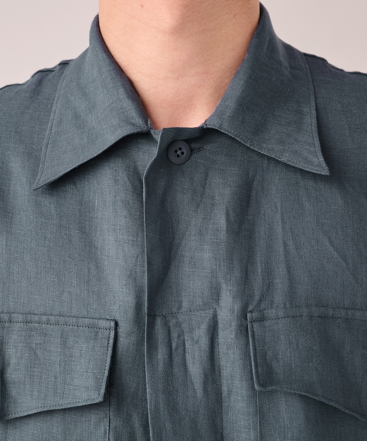 別注 LINEN TROPICAL FATIGUE SHIRT MARKAWARE/marka