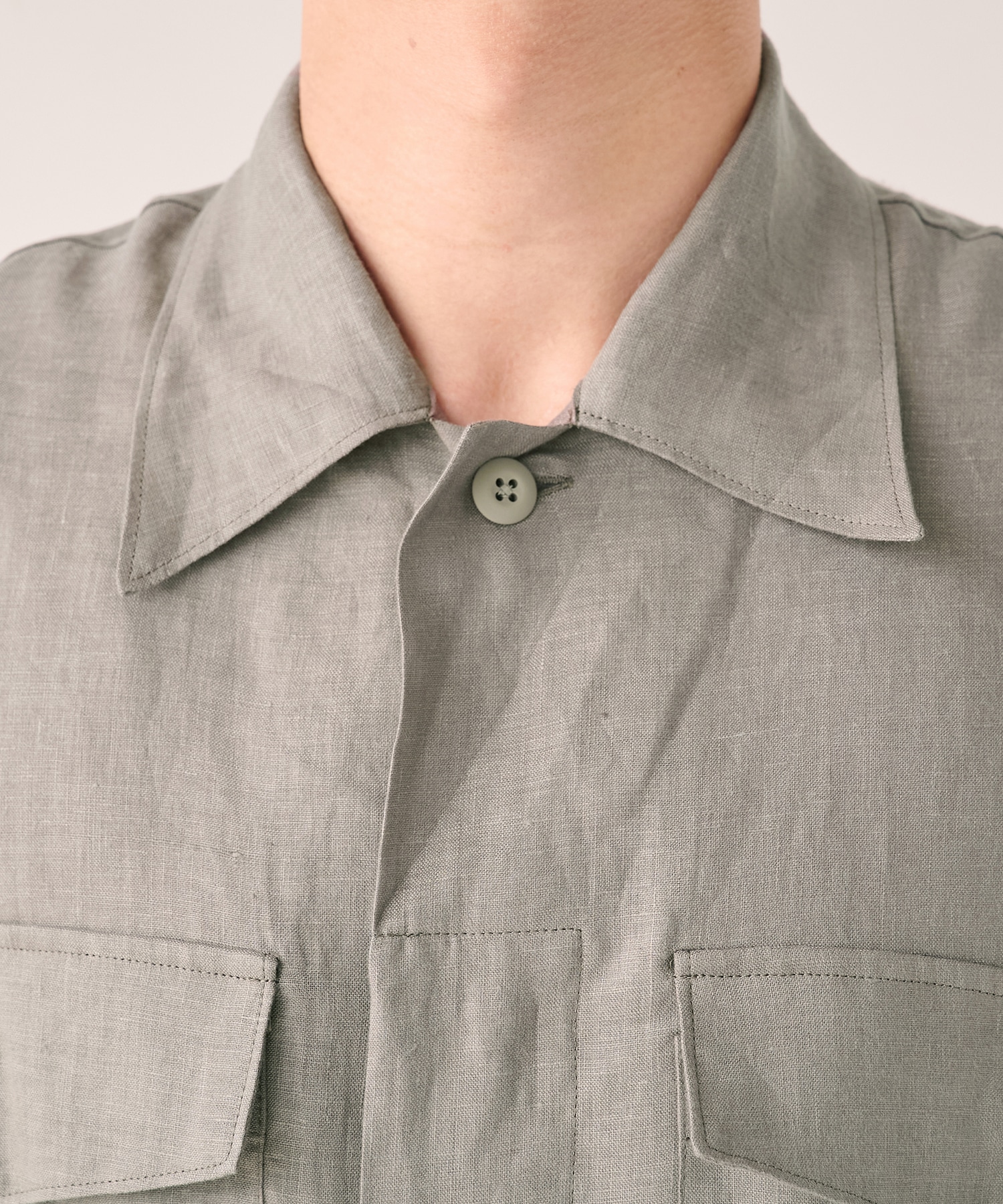 別注 LINEN TROPICAL FATIGUE SHIRT MARKAWARE/marka