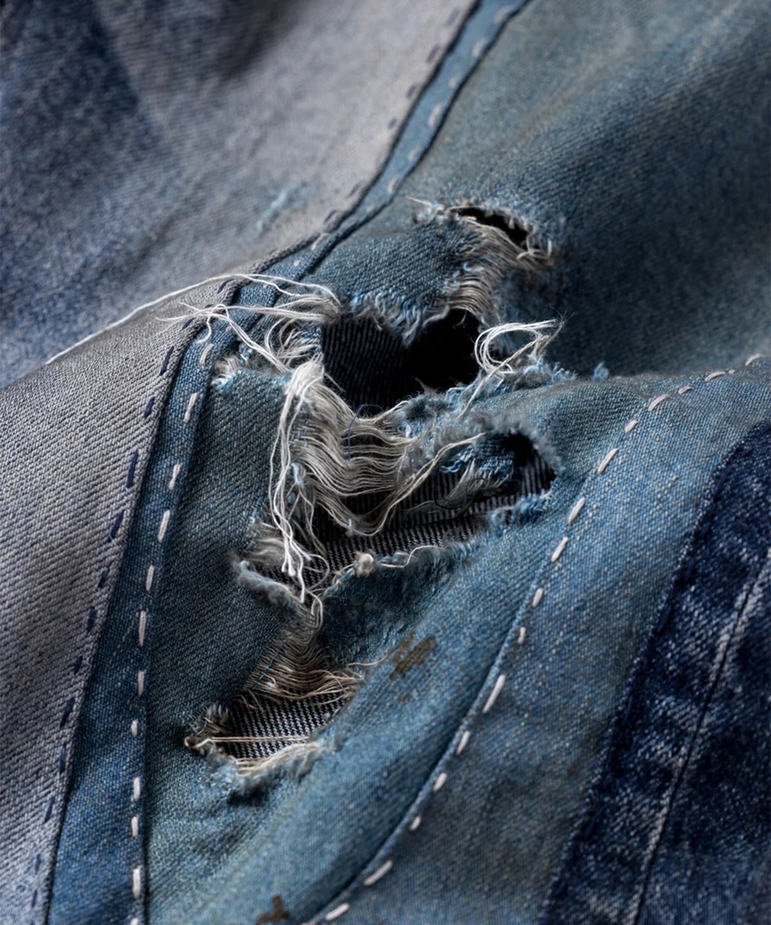 REMAKED WIDE 5P DENIM PANTS ANACHRONORM