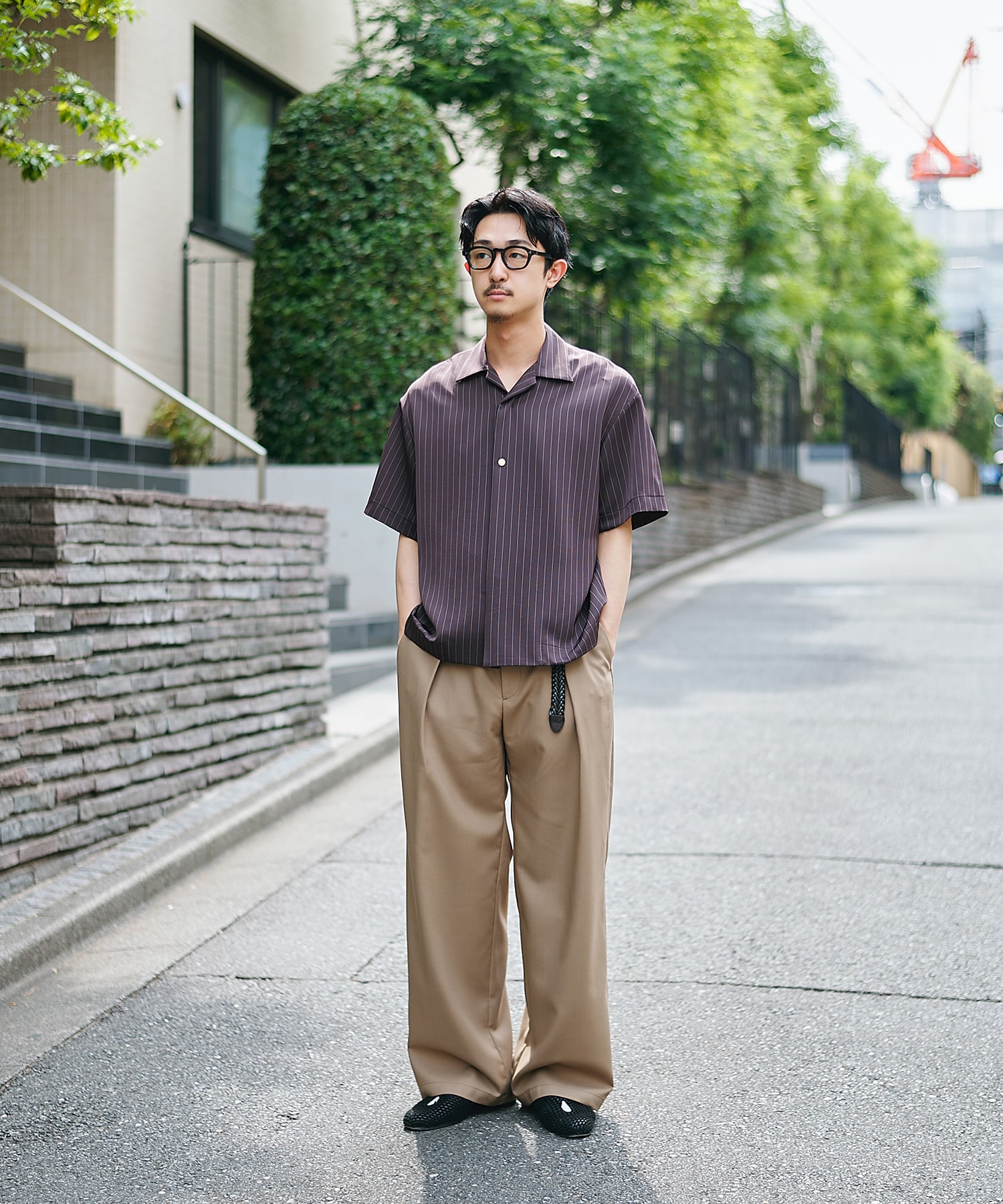 別注 Open Collar Short Sleeve Shirt｜CULLNI