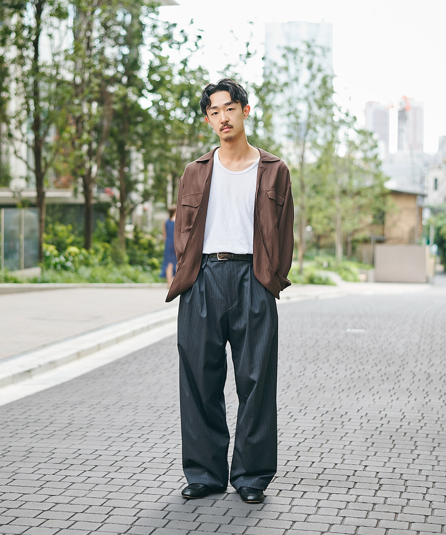 Noseason Linen Open Shirts STUDIOUS